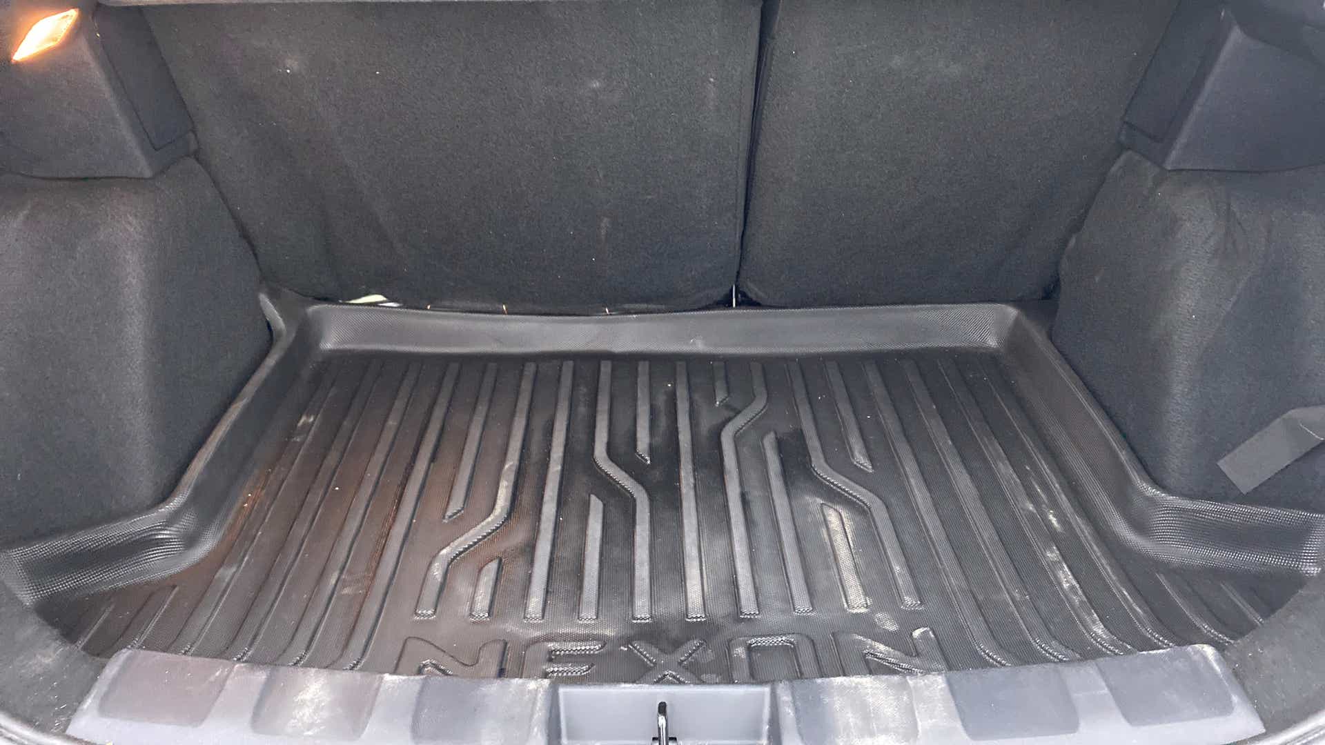 Boot space view of a Tata Nexon 2017-2023