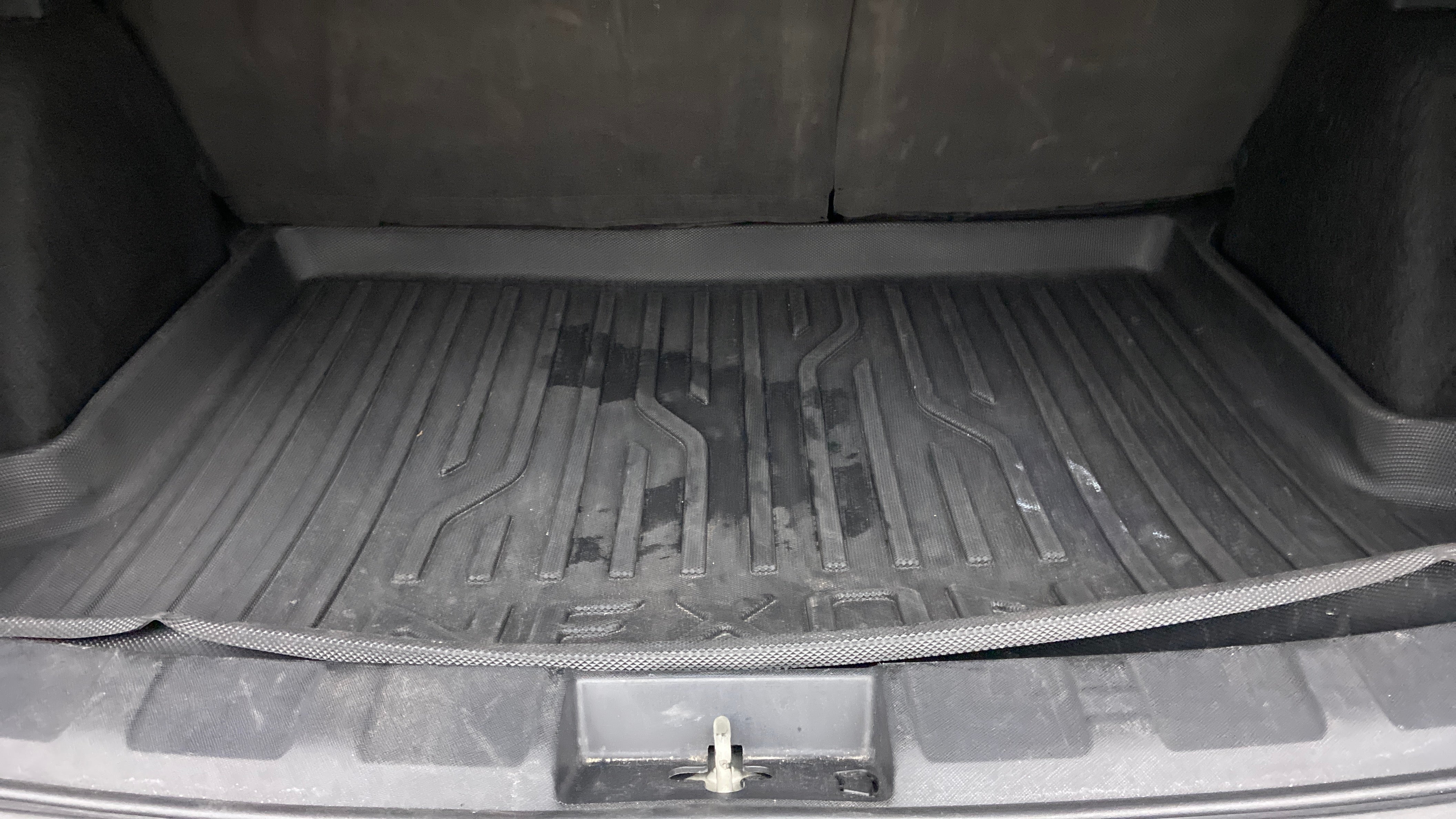 Boot space area of a Tata Nexon 2017-2023