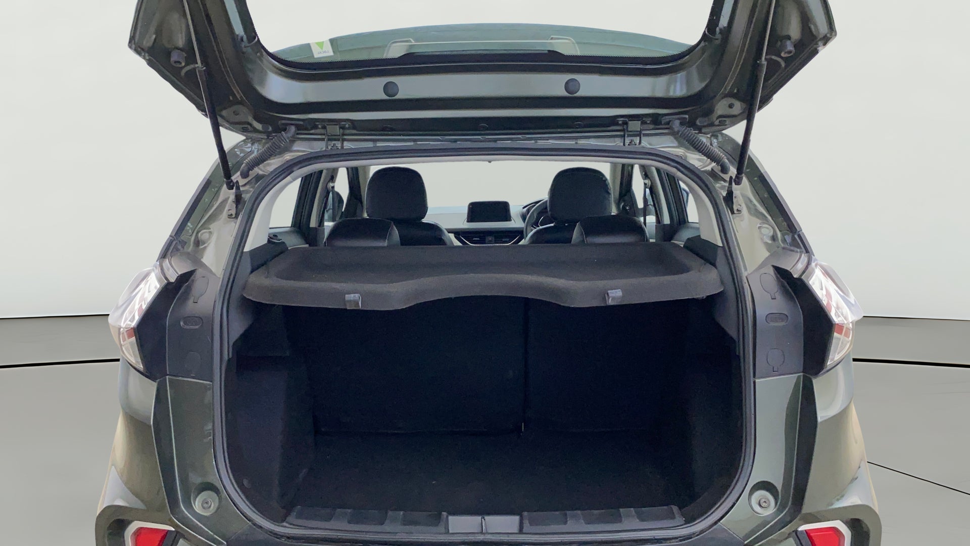 Boot space view of a Tata Nexon 2017-2023