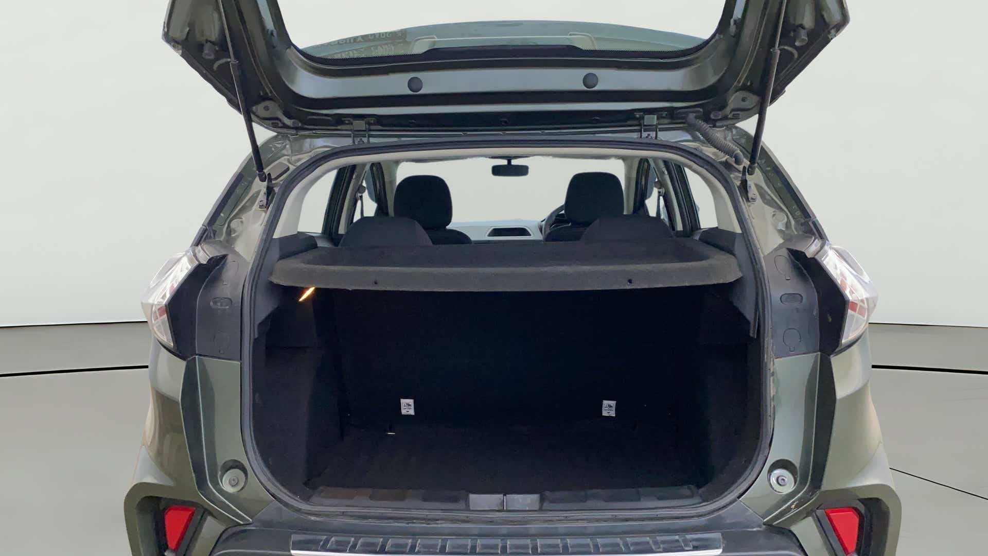 Boot space view of a Tata Nexon 2017-2023