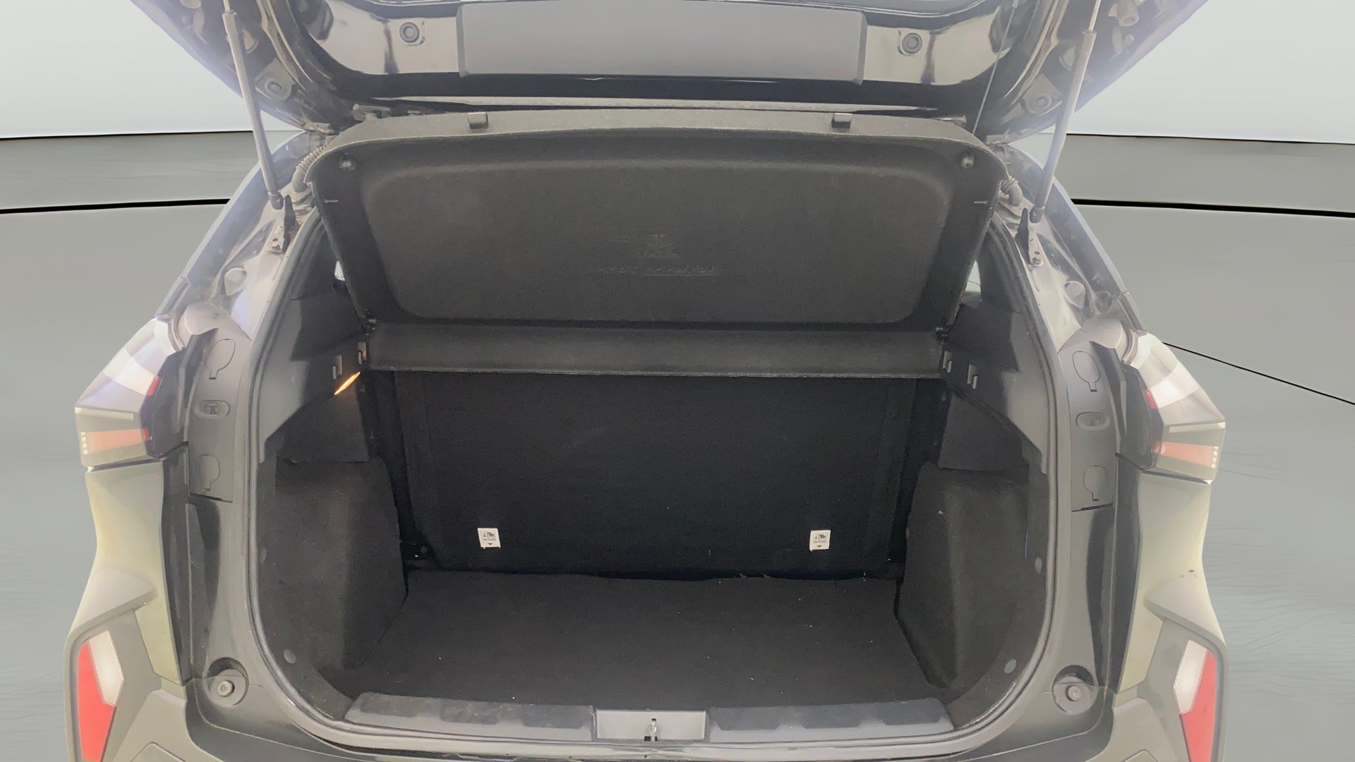 Boot space view of a Tata Nexon