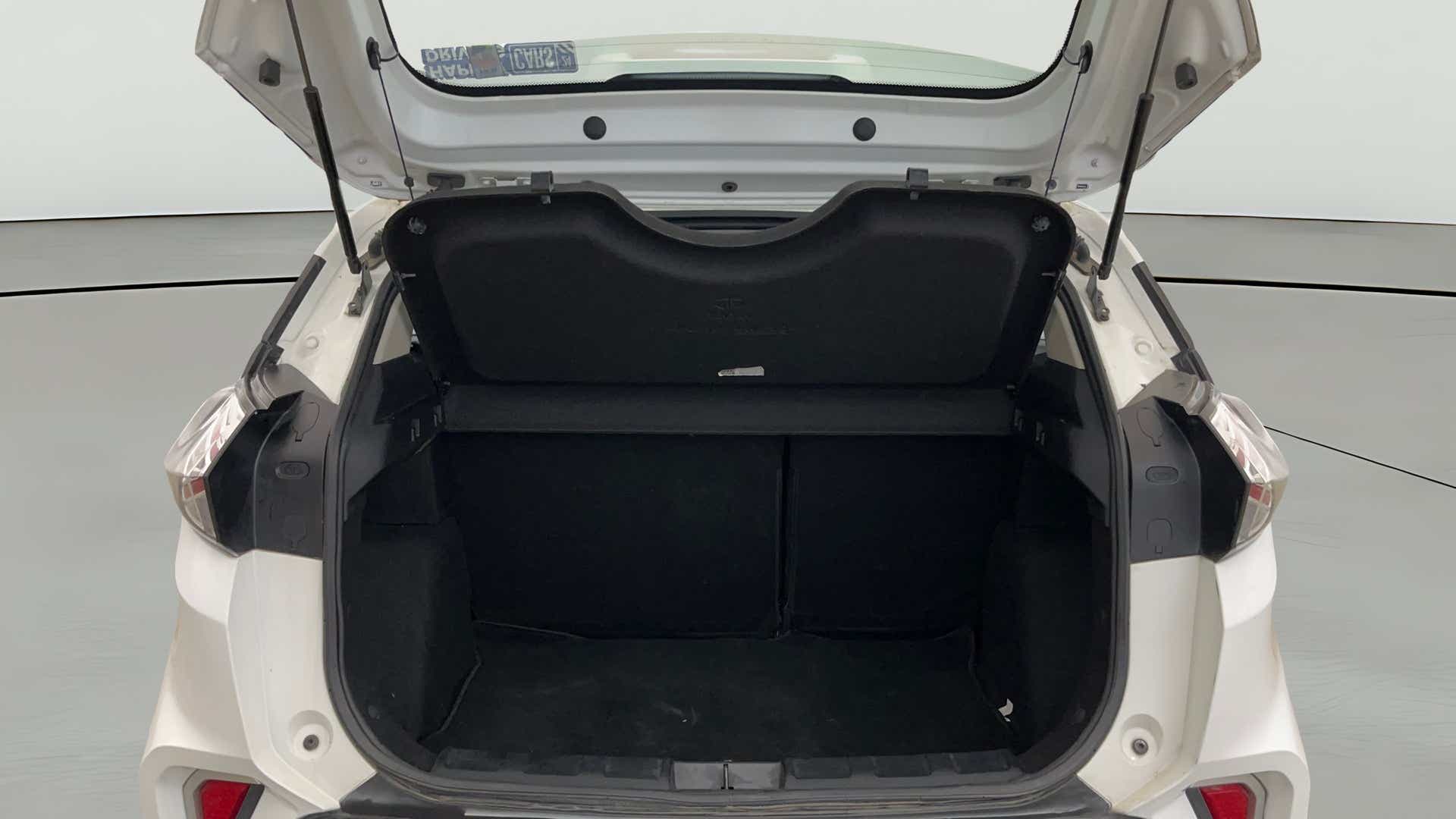Boot space view of a Tata Nexon 2017-2023