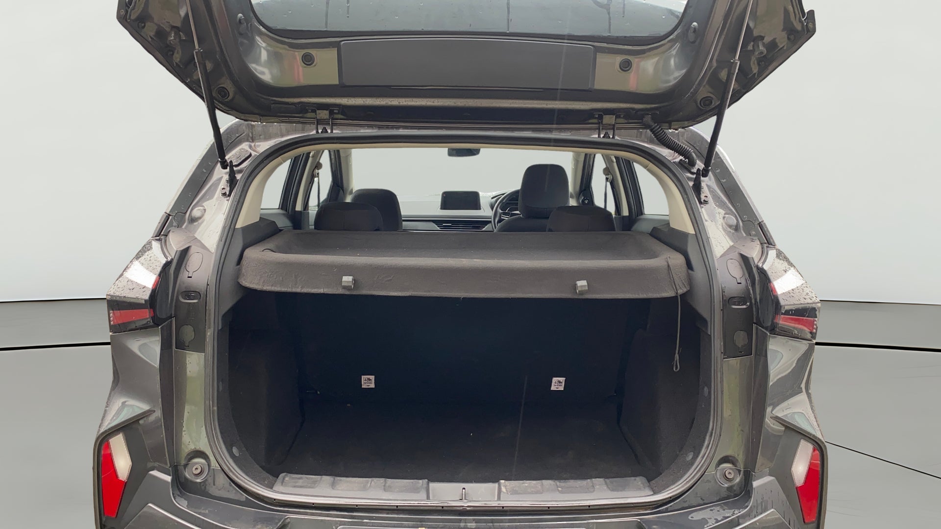 Boot space view of a Tata Nexon
