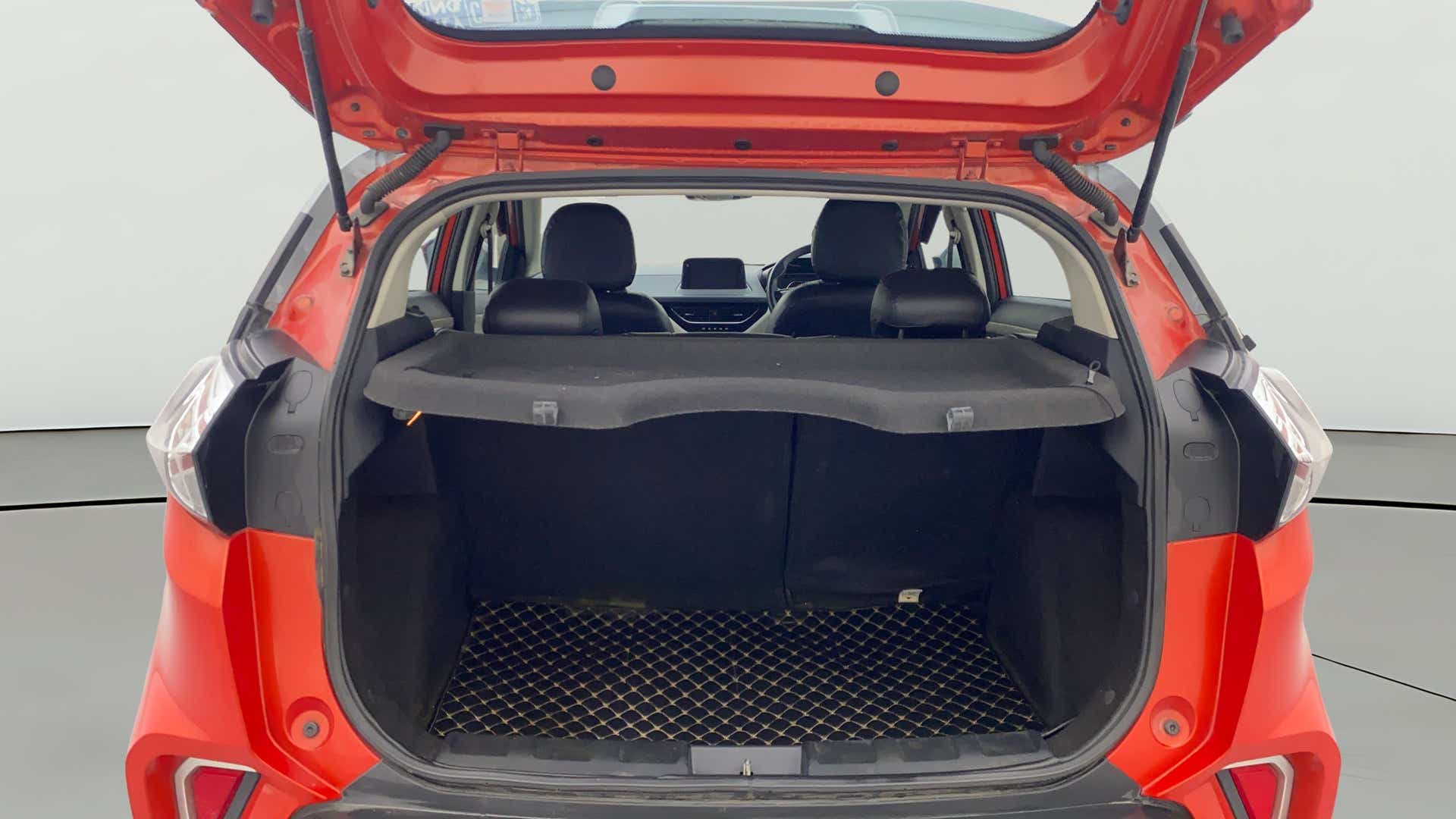 Boot space view of a Tata Nexon 2017-2023