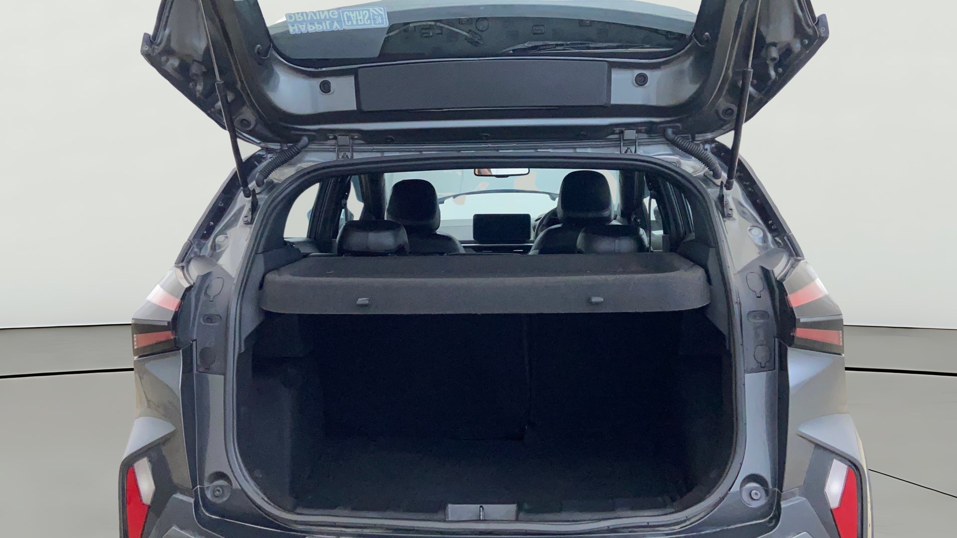 Boot space view of a Tata Nexon 2017-2023