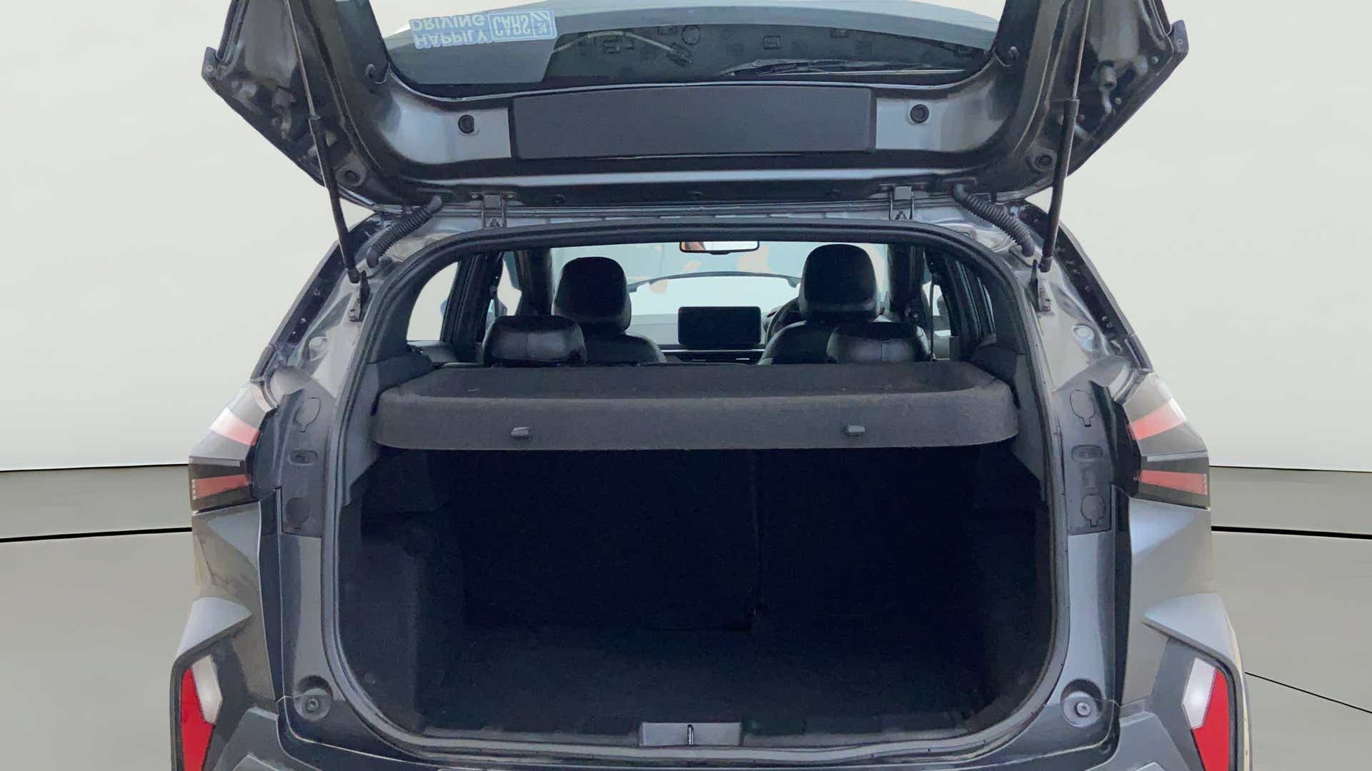 Boot space view of a Tata Nexon 2017-2023