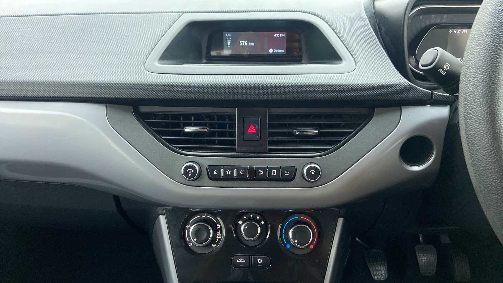 Interior dashboard of a Tata Nexon 2017-2023