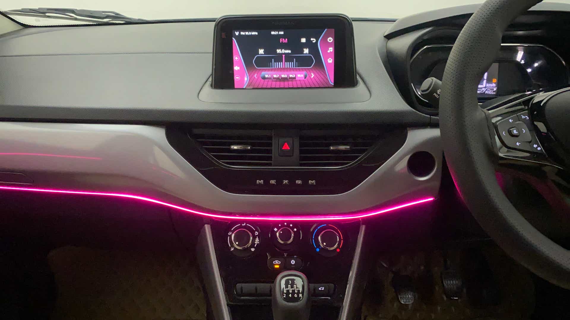 Dashboard of a Tata Nexon 2017-2023