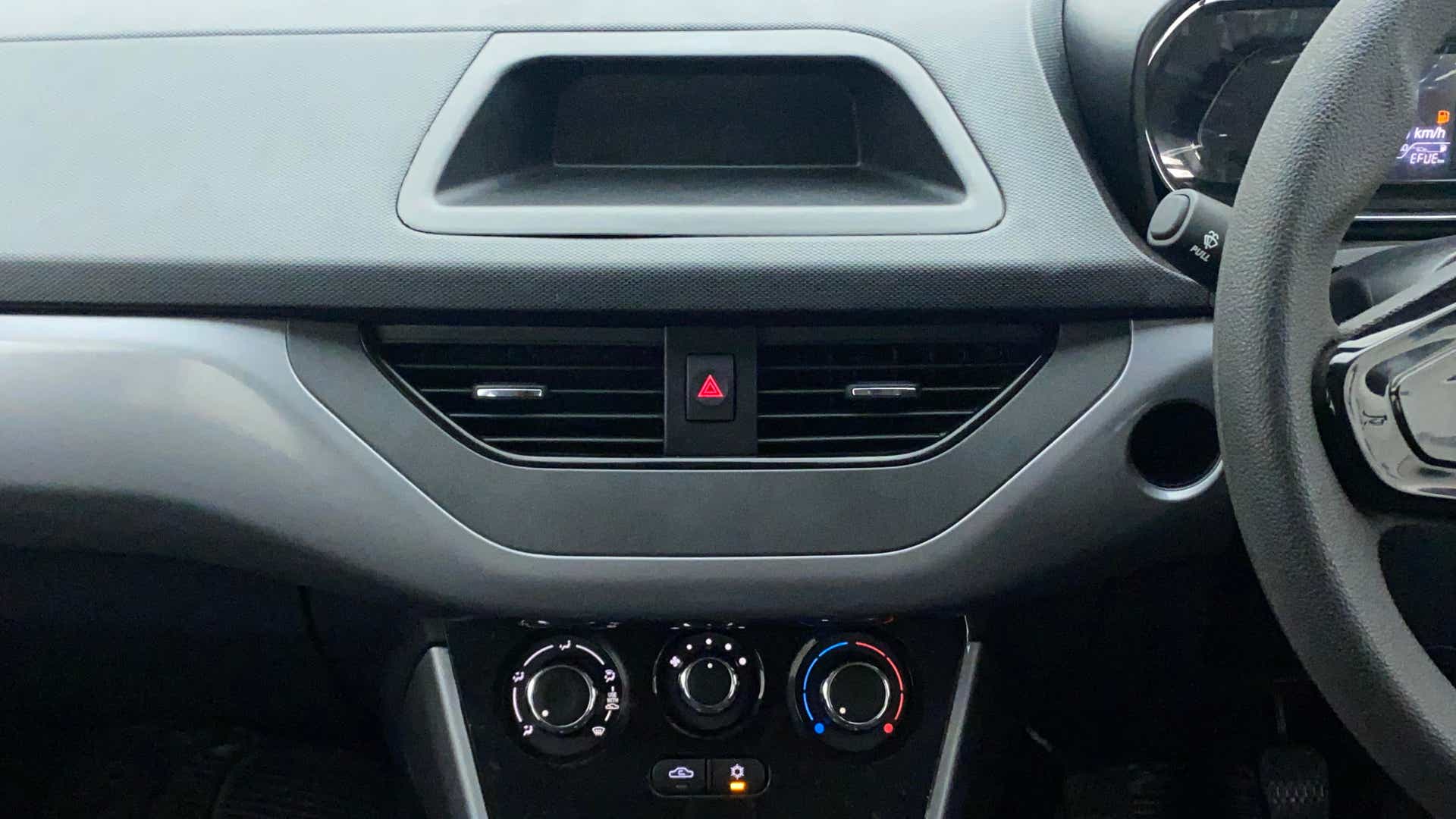 Dashboard center controls of a Tata Nexon 2017-2023