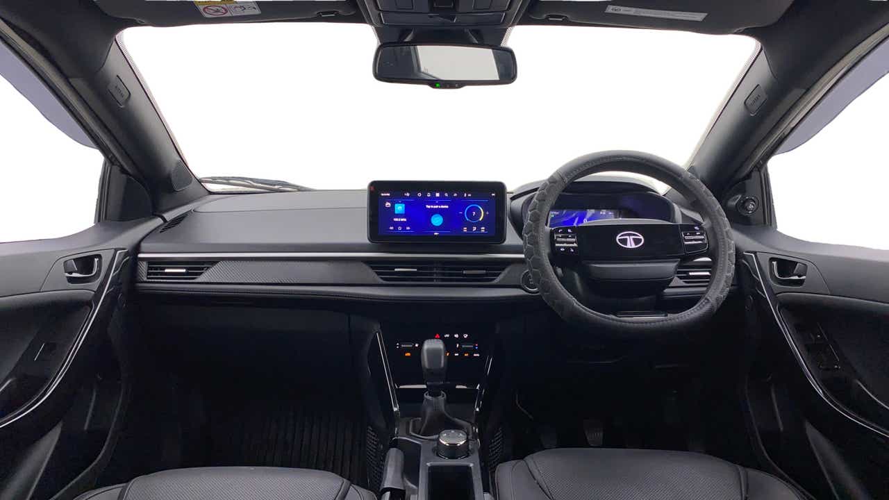 Interior dashboard of a Tata Nexon