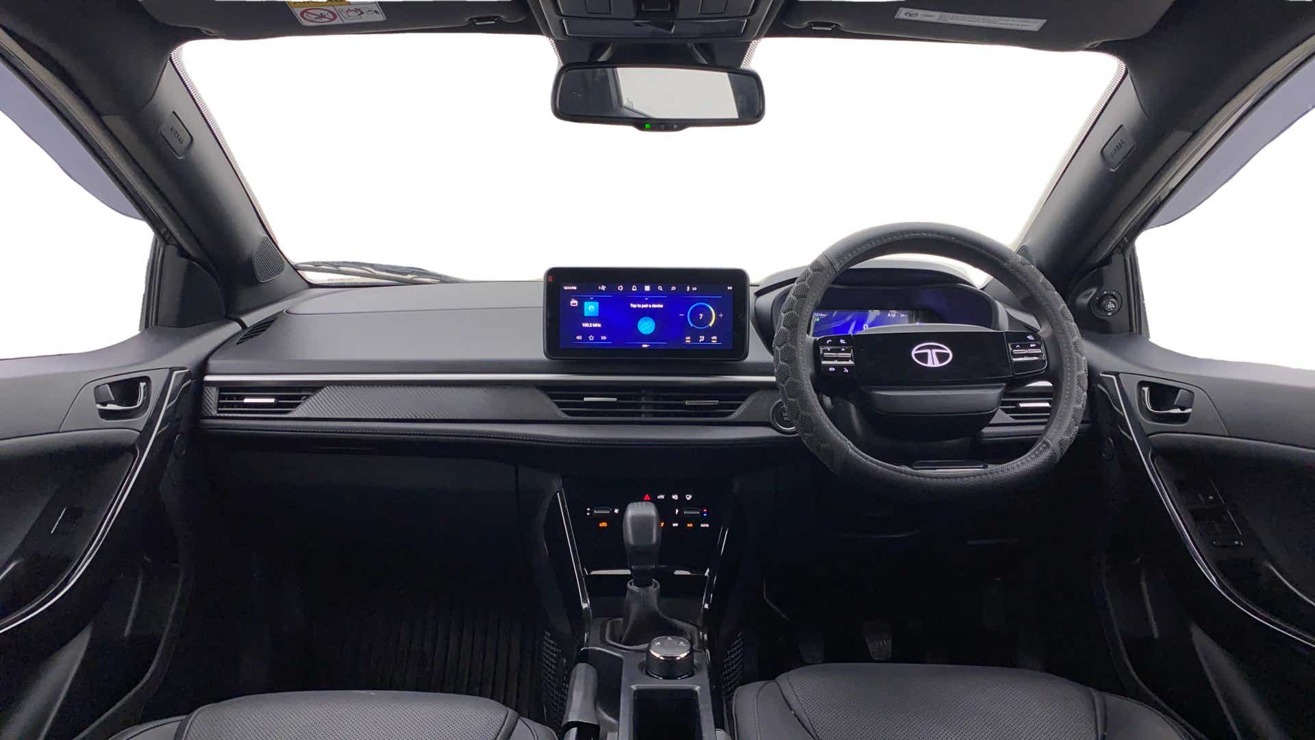 Interior dashboard of a Tata Nexon