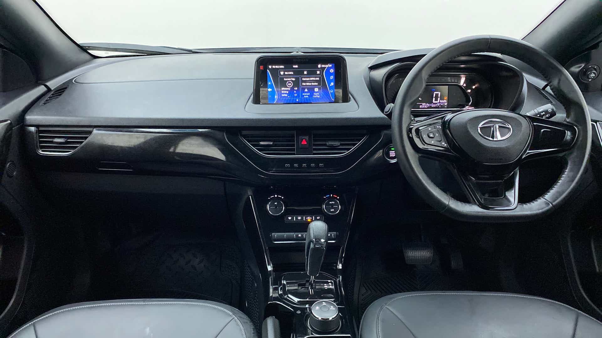Interior dashboard of a Tata Nexon 2017-2023