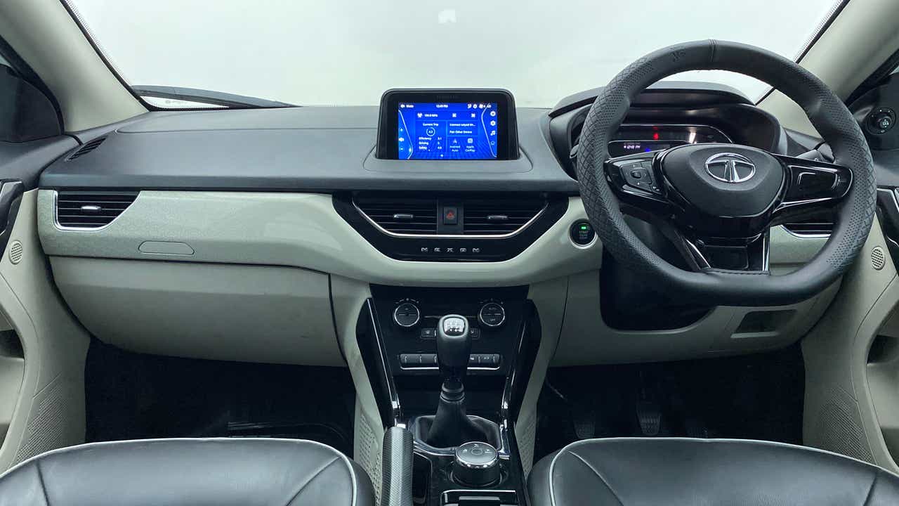 Dashboard view of a Tata Nexon 2017-2023