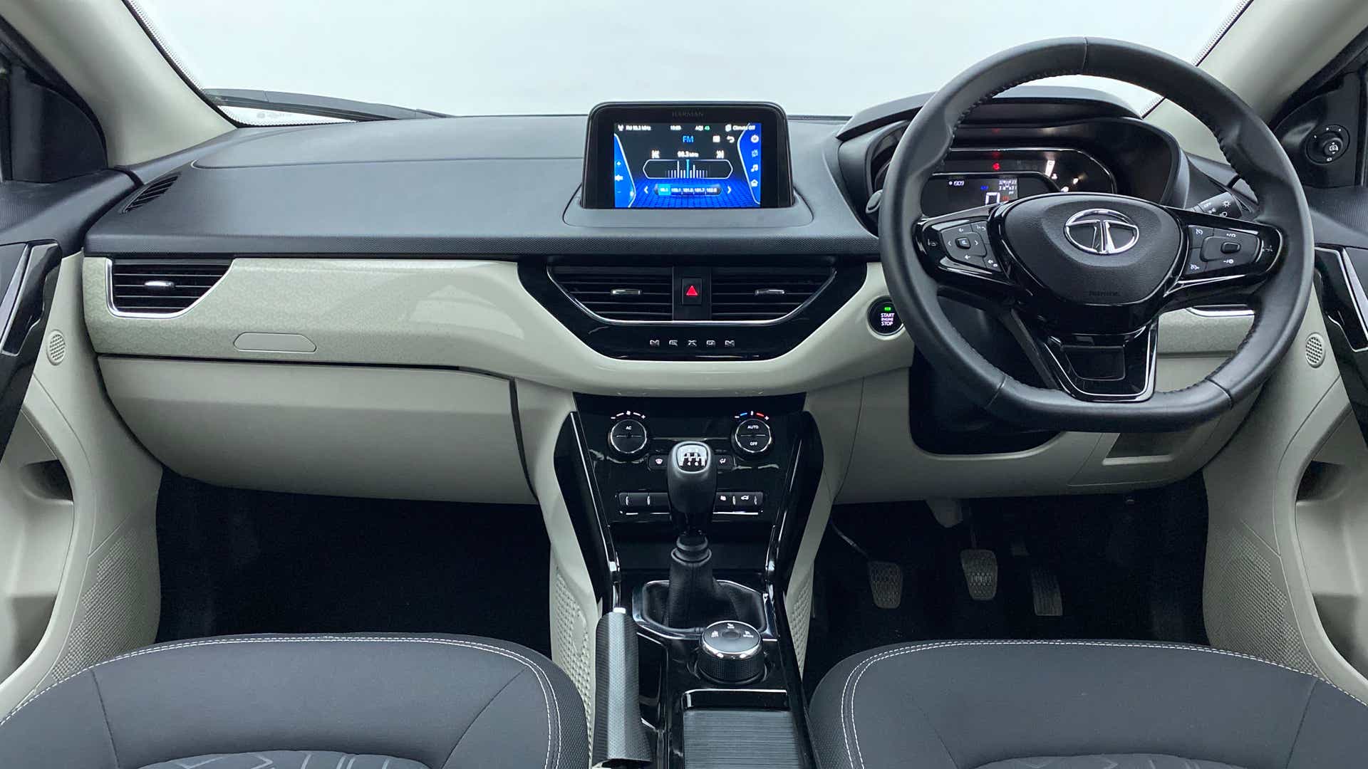 Interior dashboard view of a Tata Nexon 2017-2023