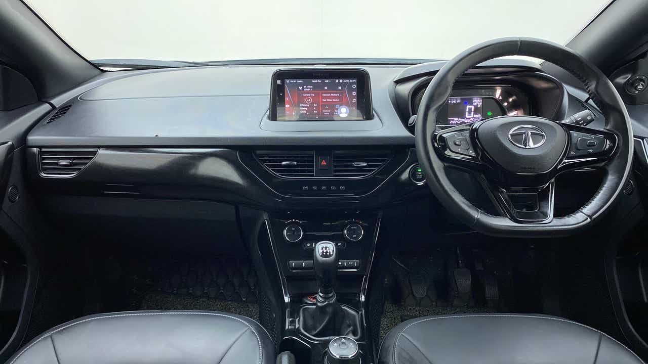 Dashboard and steering wheel of a Tata Nexon 2017-2023