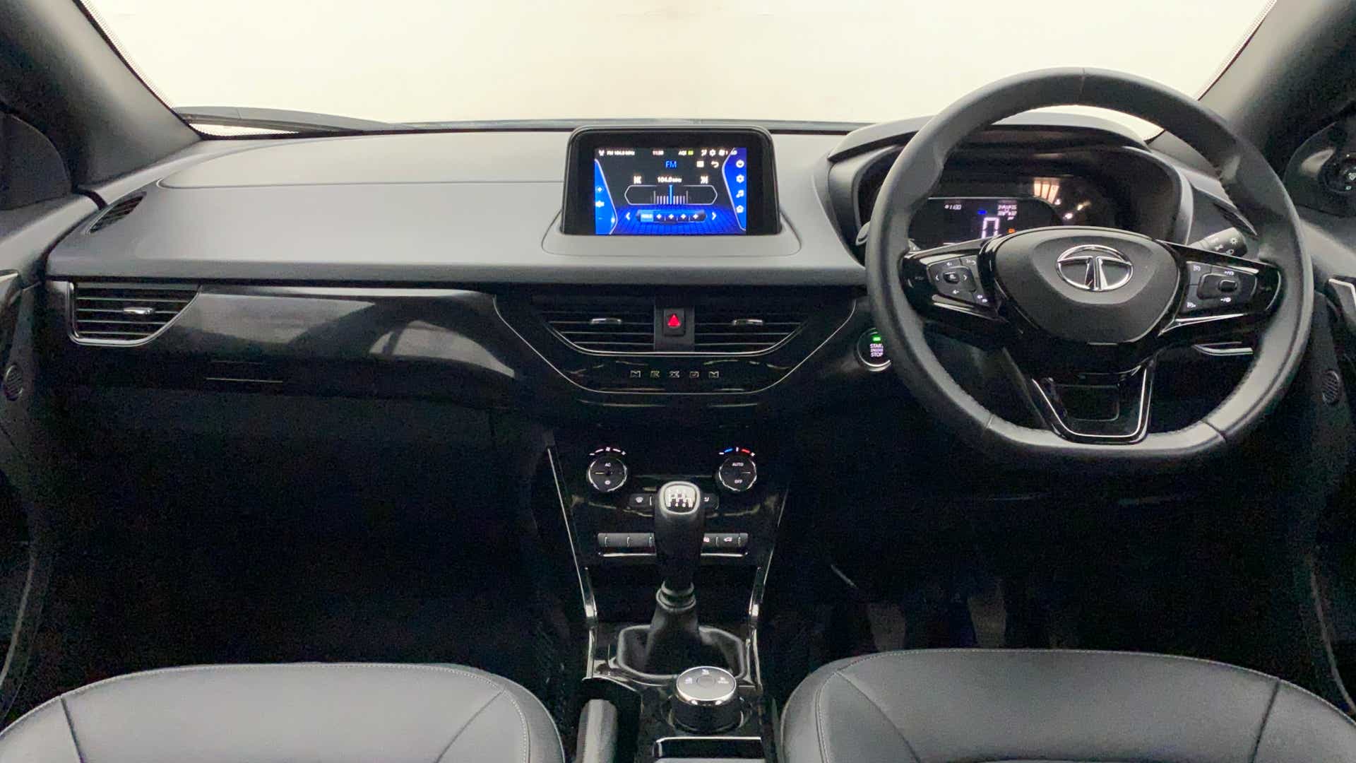 Interior dashboard view of a Tata Nexon 2017-2023