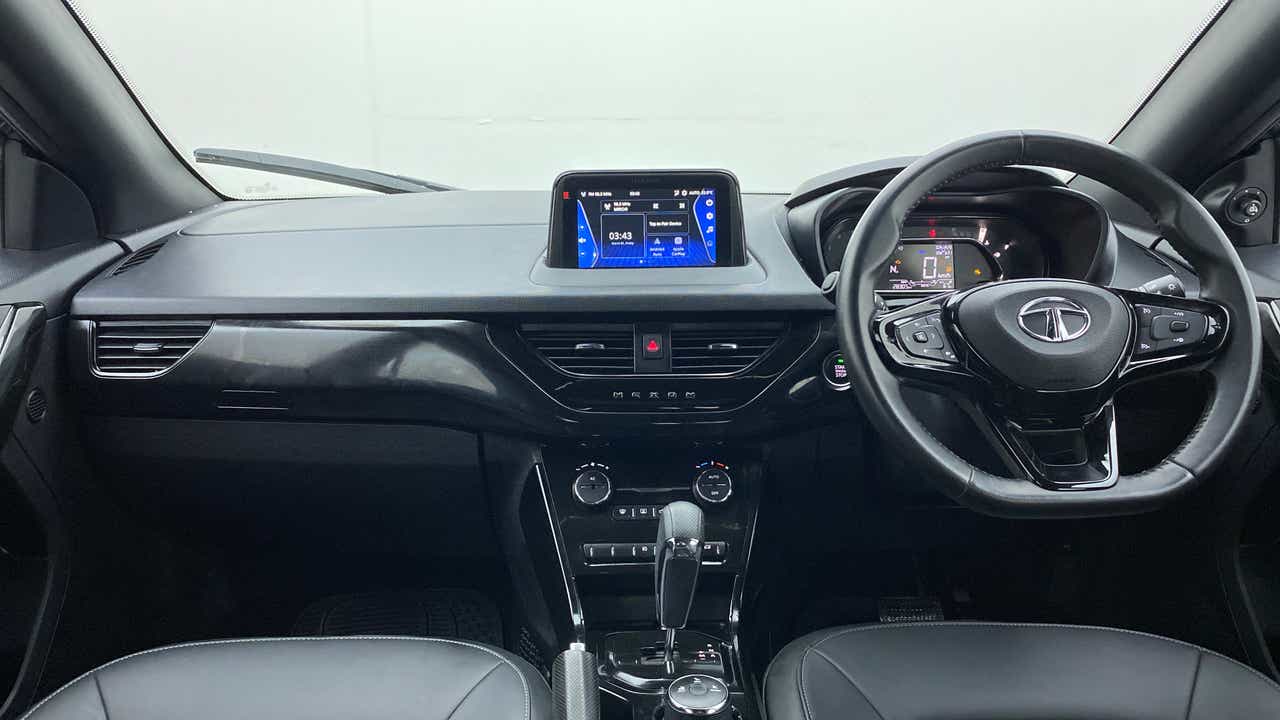 Dashboard and steering wheel of a Tata Nexon 2017-2023