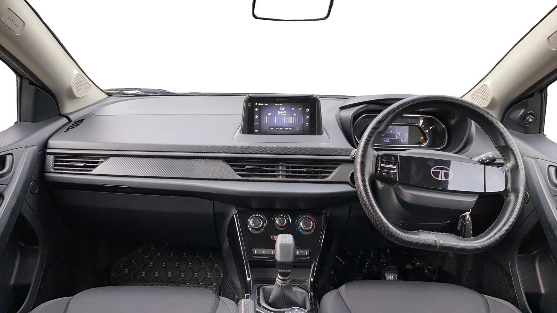 Interior dashboard of a Tata Nexon