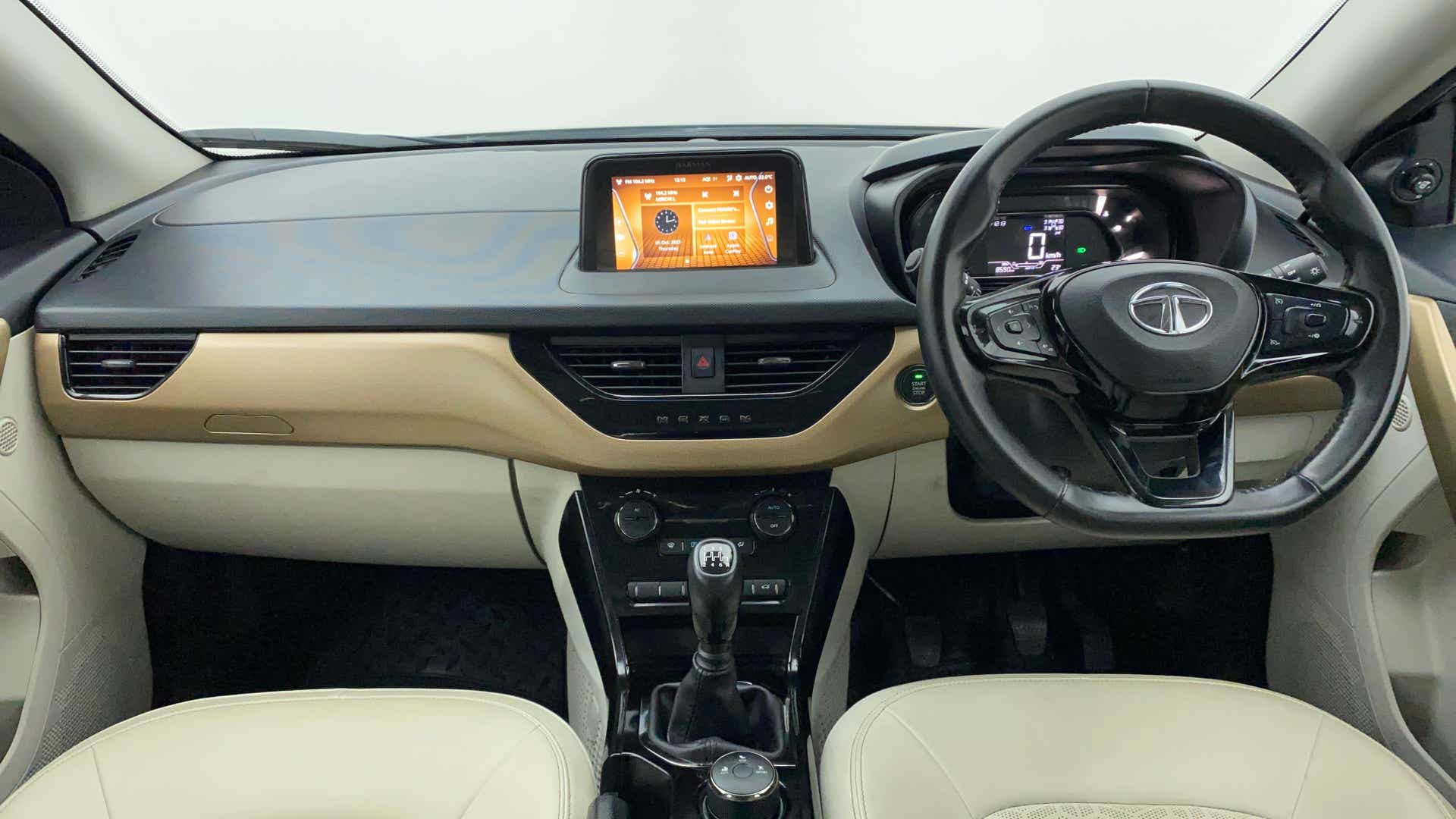 Interior dashboard view of a Tata Nexon 2017-2023