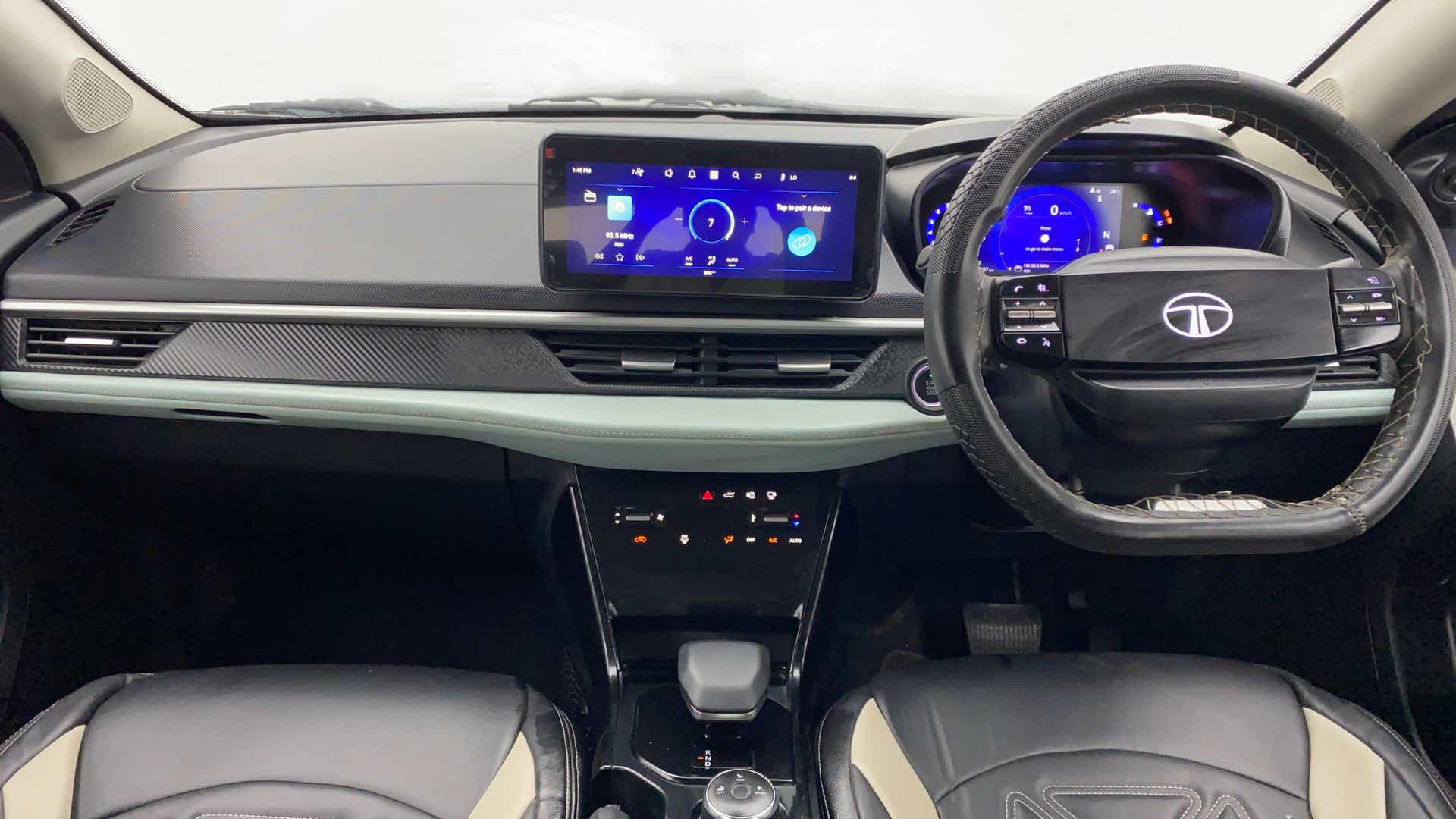 Interior dashboard of a Tata Nexon 2017-2023