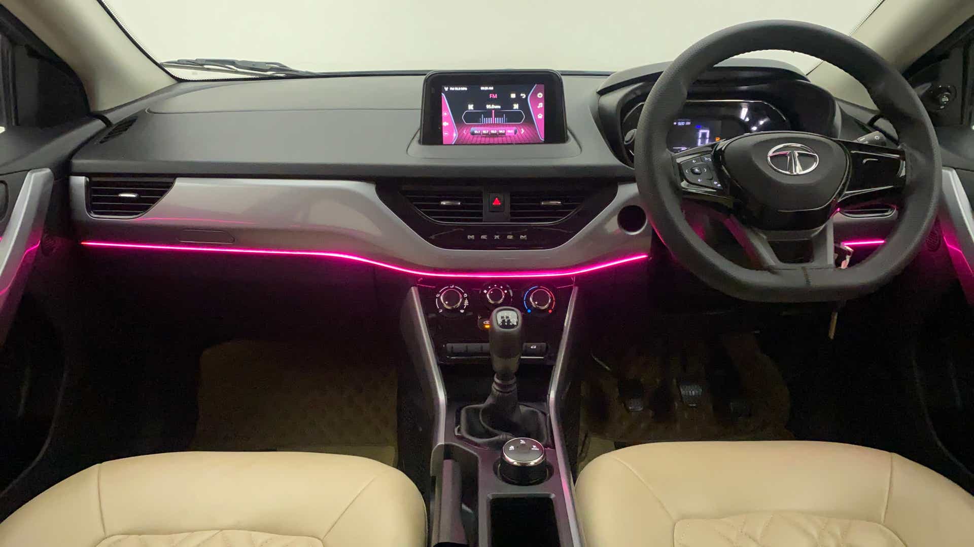 Interior dashboard of a Tata Nexon 2017-2023