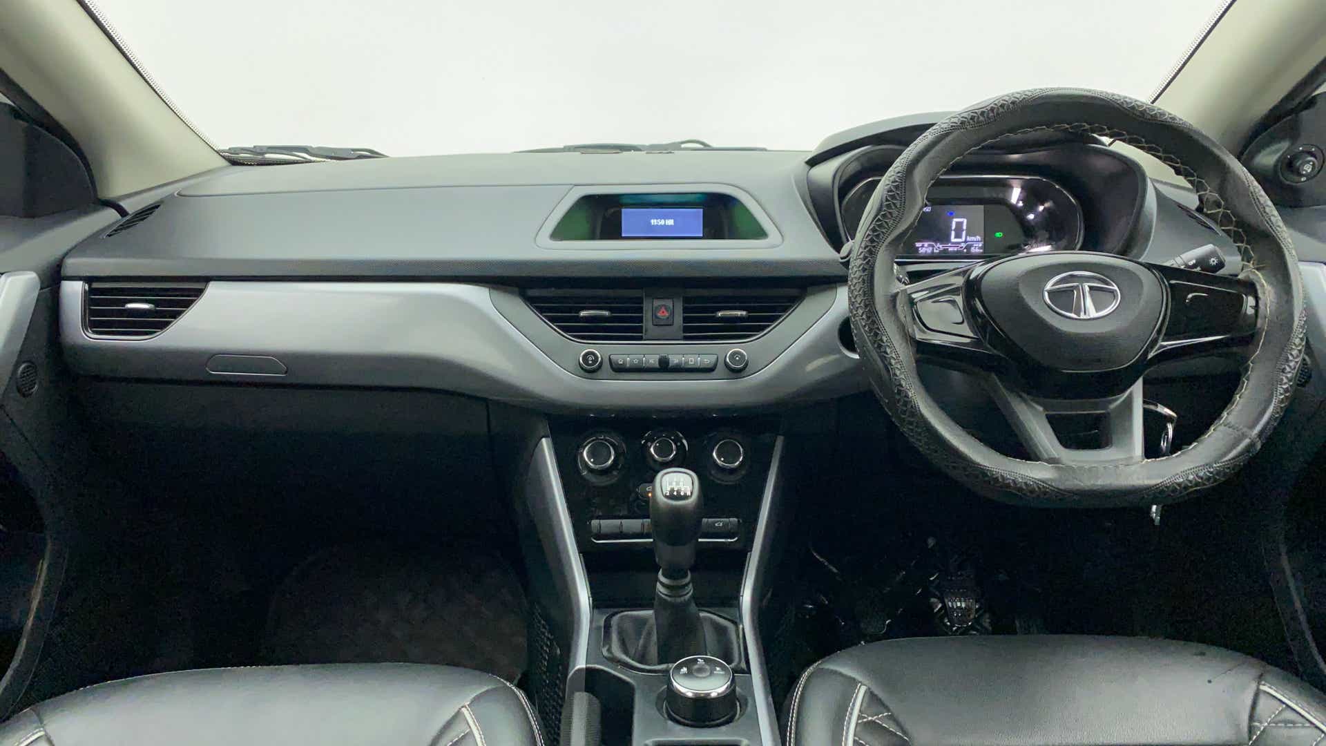 Dashboard and steering wheel of a Tata Nexon 2017-2023