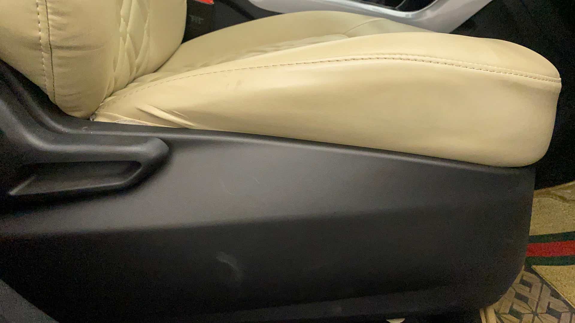 Side view of a tata nexon 2017-2023 front seat