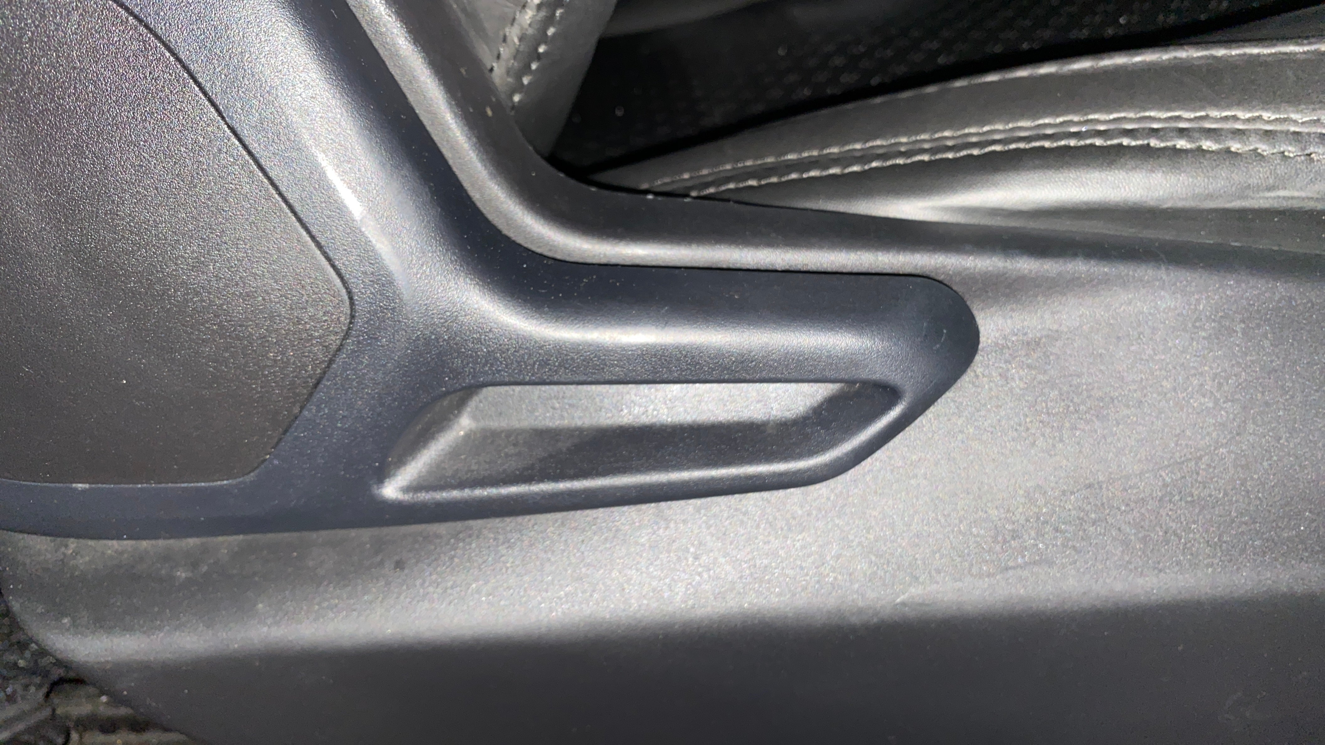 Close-up of a Tata Nexon 2017-2023 interior part