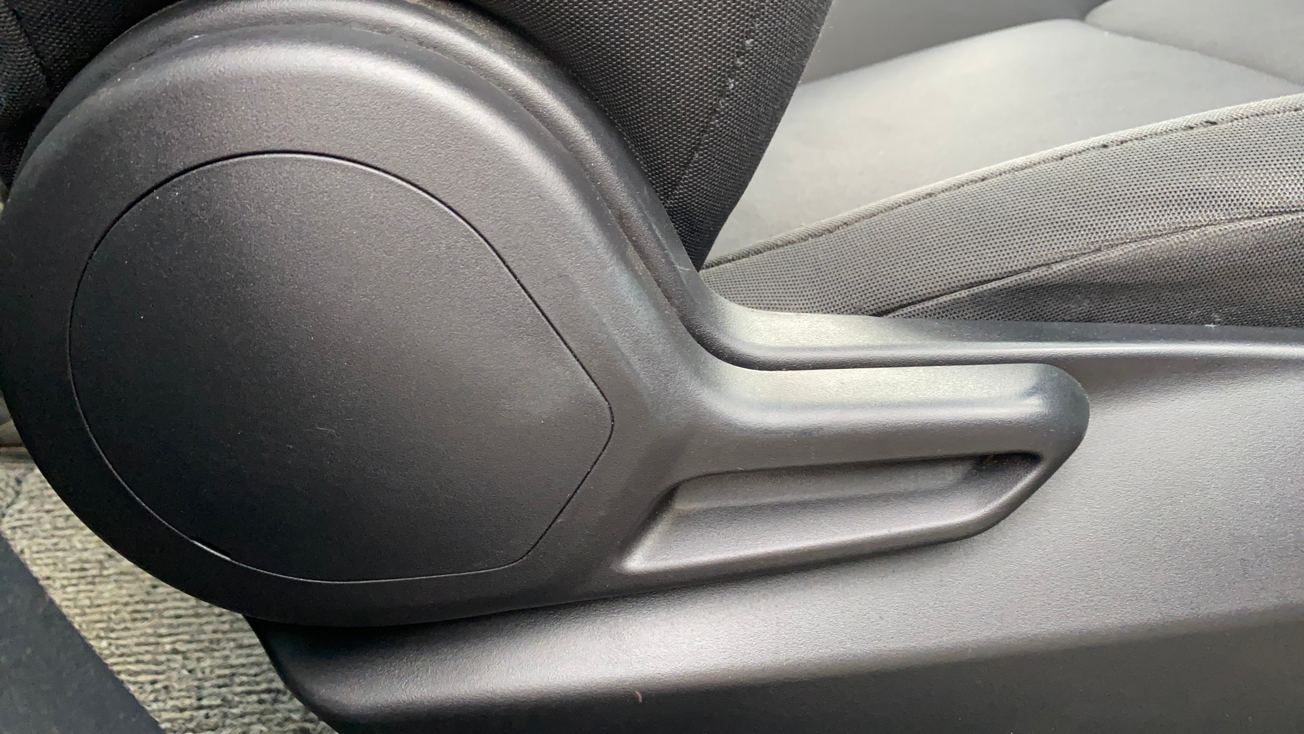 Seat adjustment lever of a Tata Nexon
