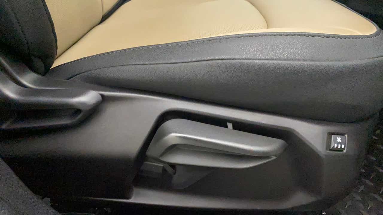 Side view of a Tata Nexon 2017-2023 seat adjustment lever