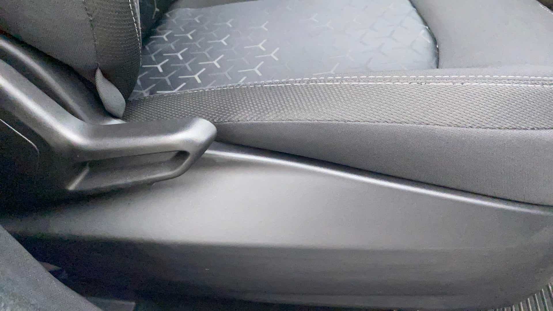 Seat adjustment lever and lower seat of a Tata Nexon 2017-2023