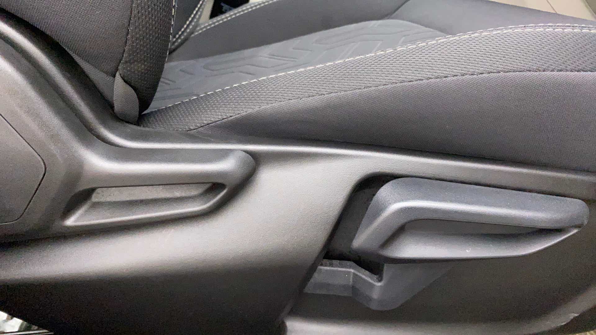 Seat adjustment controls of a Tata Nexon 2017-2023