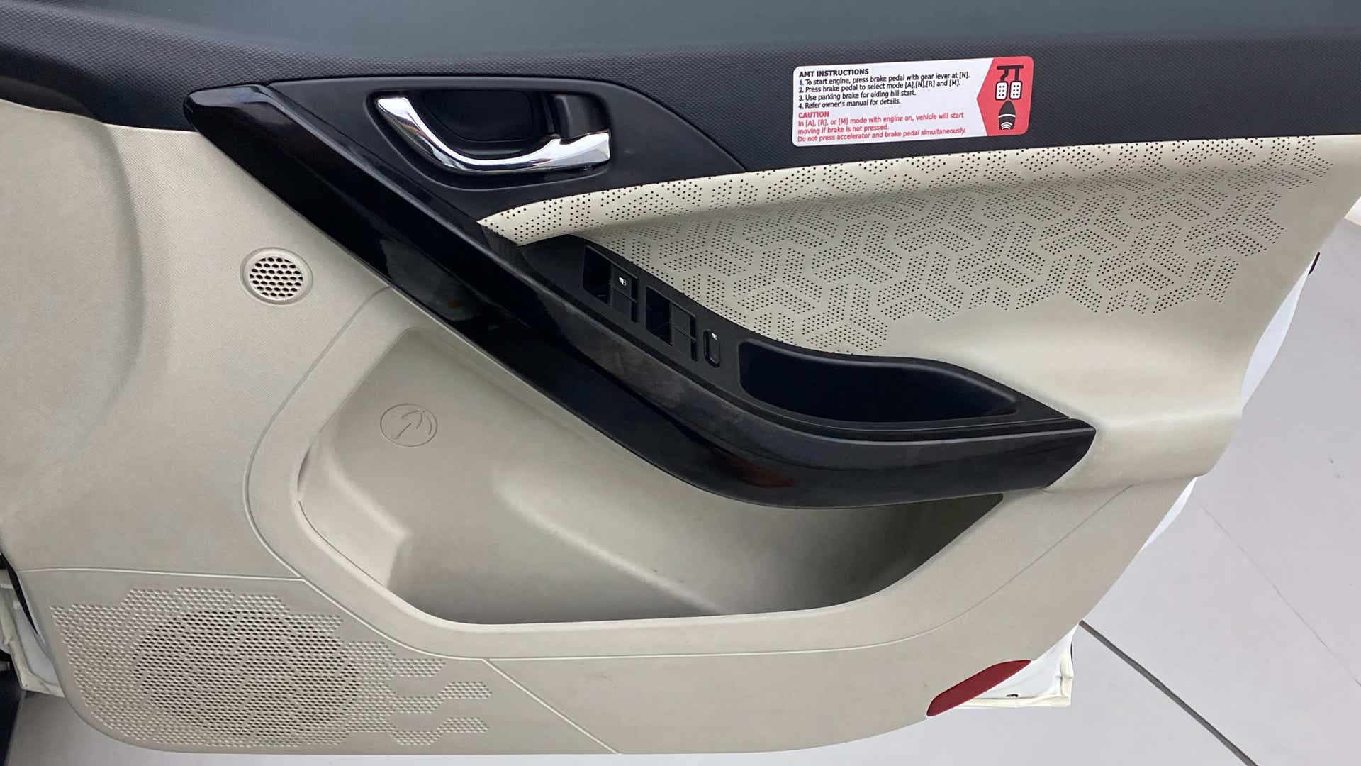 Front door panel view of a Tata Nexon 2017-2023