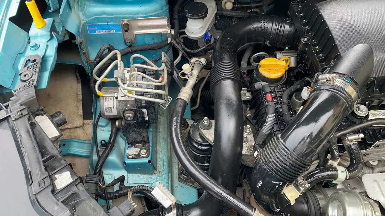 Engine bay of a Tata Nexon