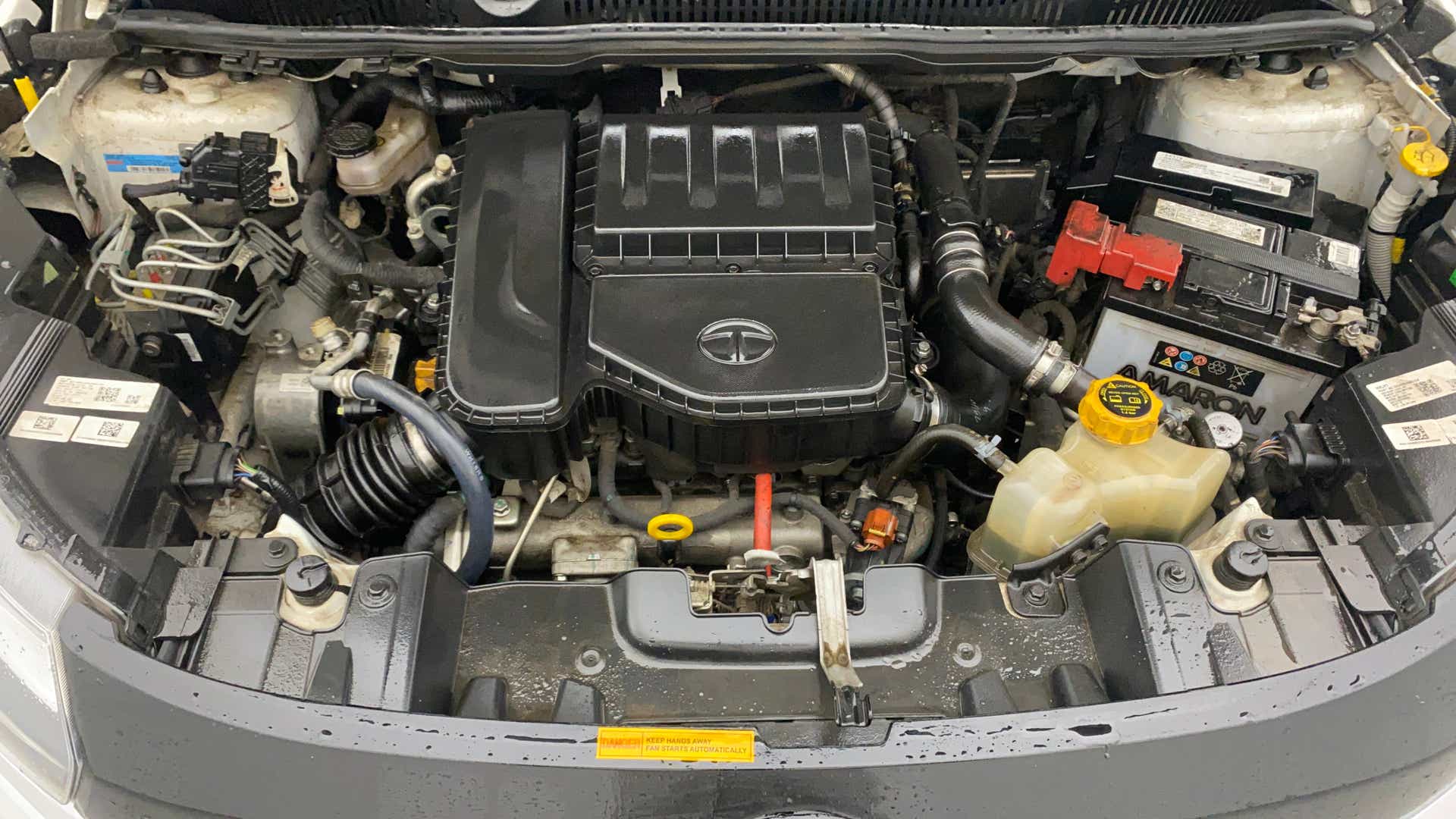 Engine bay of a Tata Nexon 2017-2023