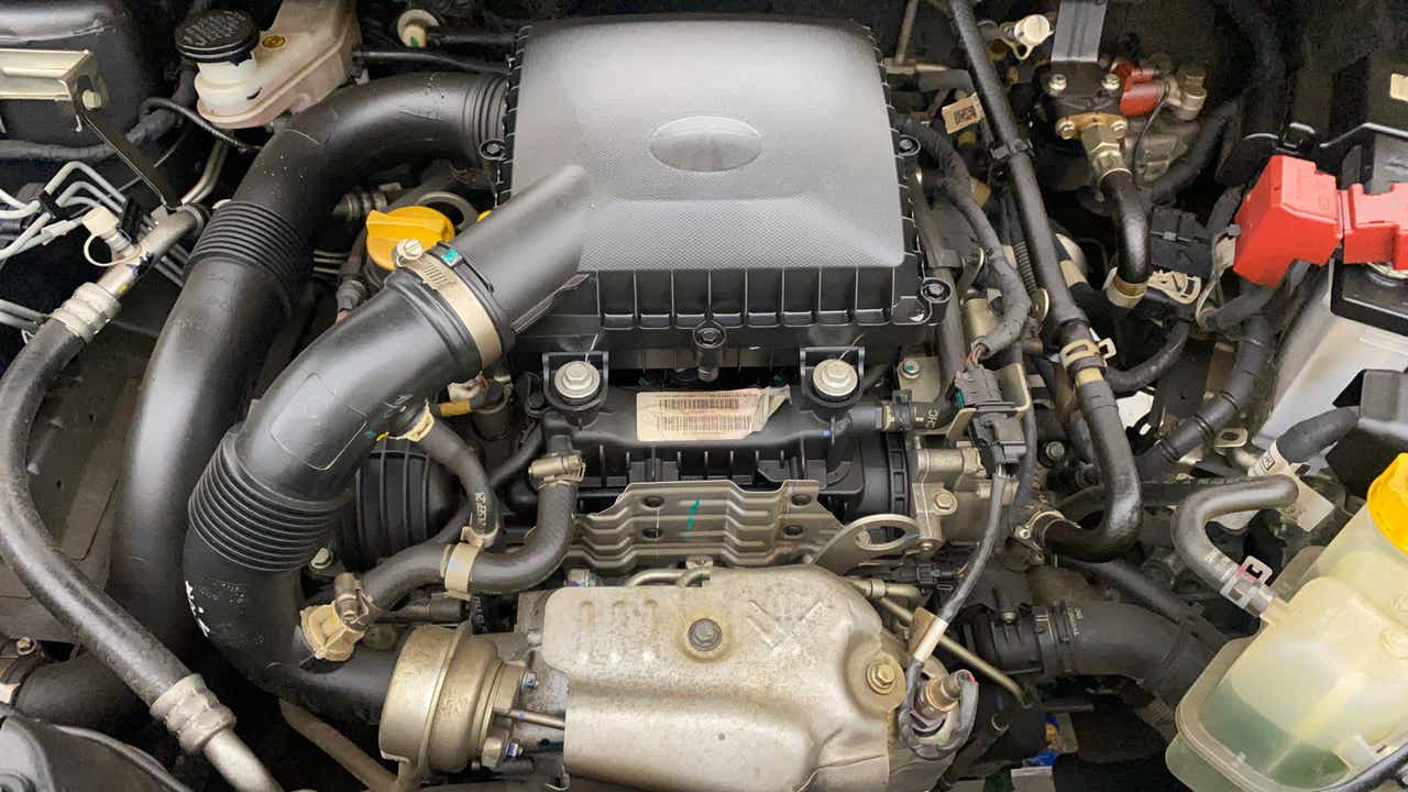Engine bay of a Tata Nexon