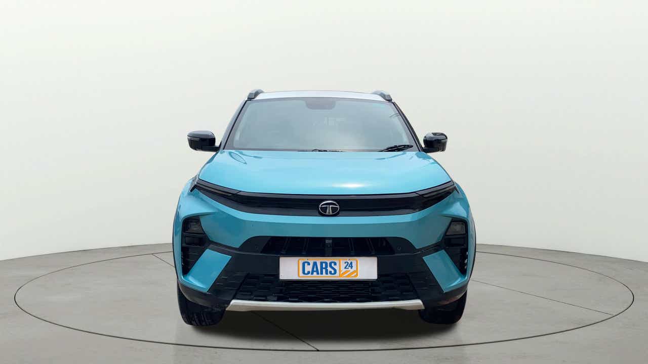 Front view of a Tata Nexon