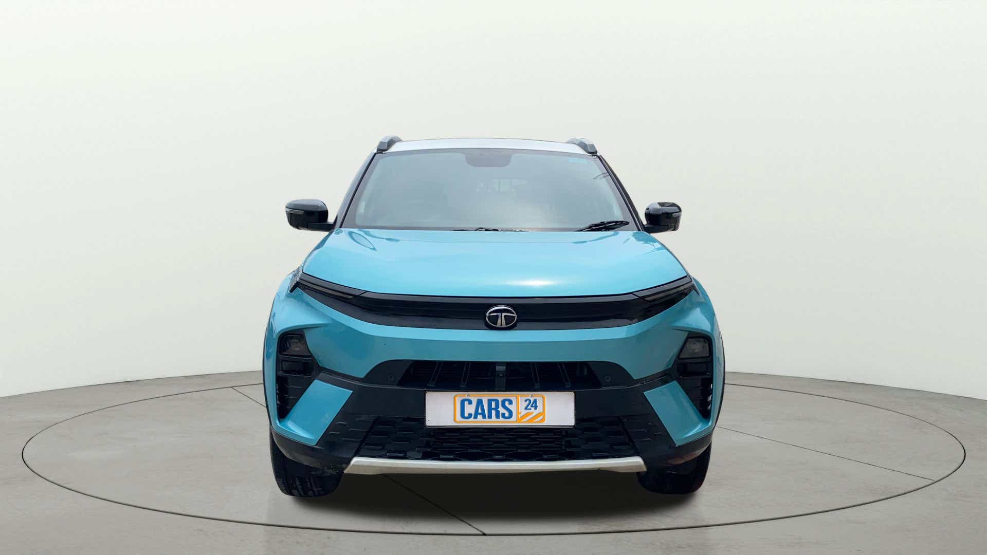 Front view of a Tata Nexon
