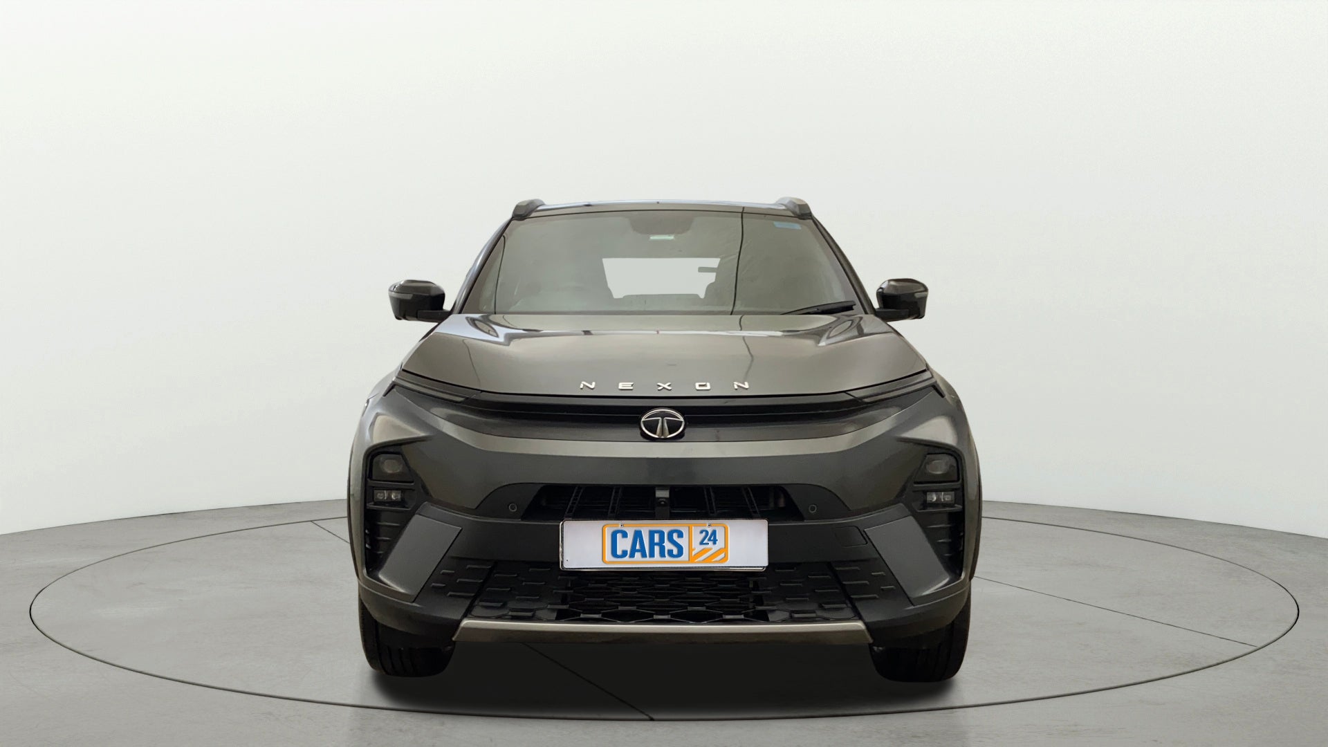 Front view of a Tata Nexon 2017-2023