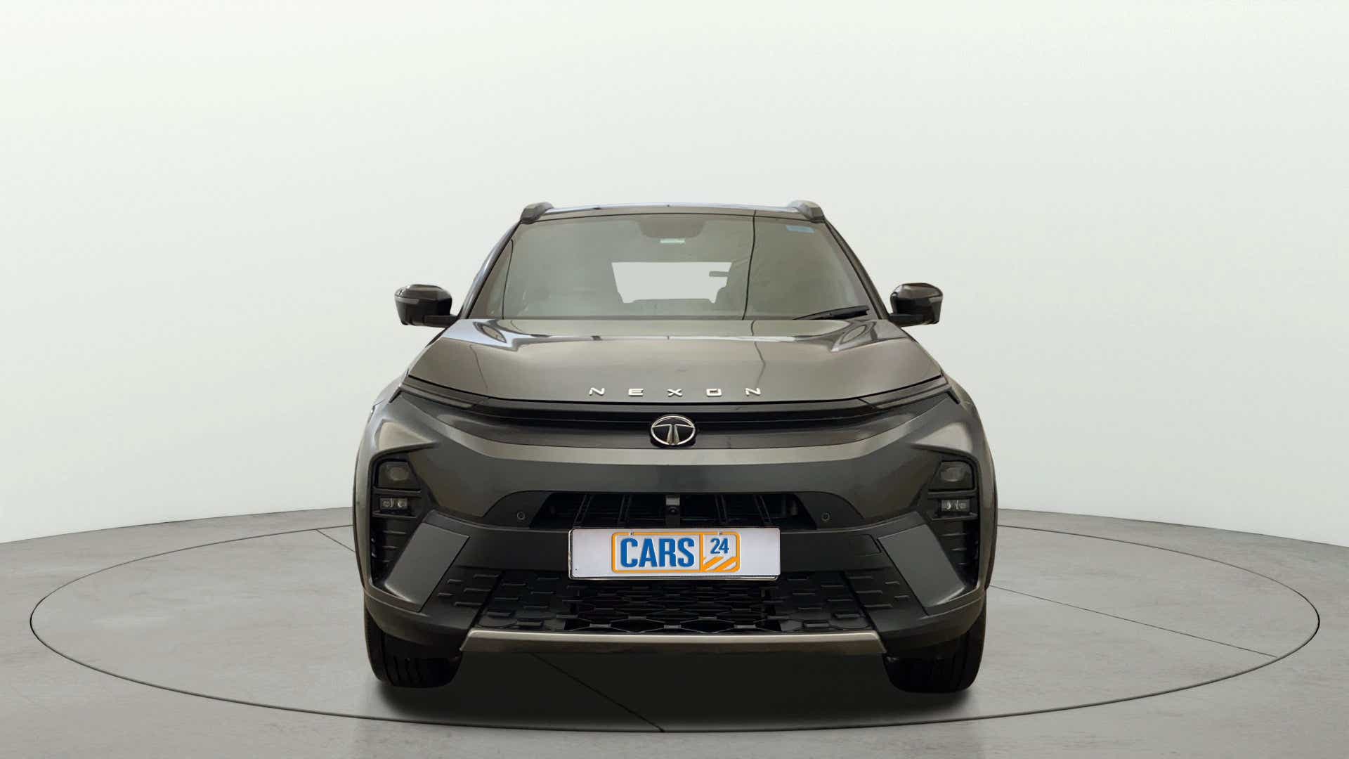 Front view of a Tata Nexon 2017-2023