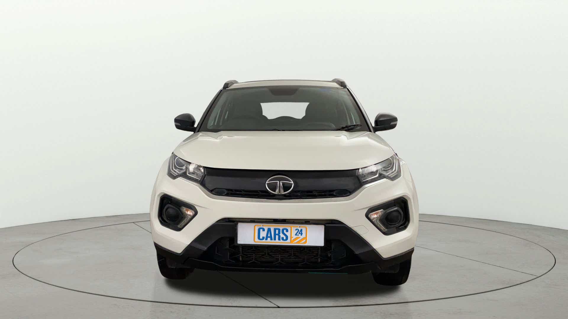 Front view of a Tata Nexon 2017-2023