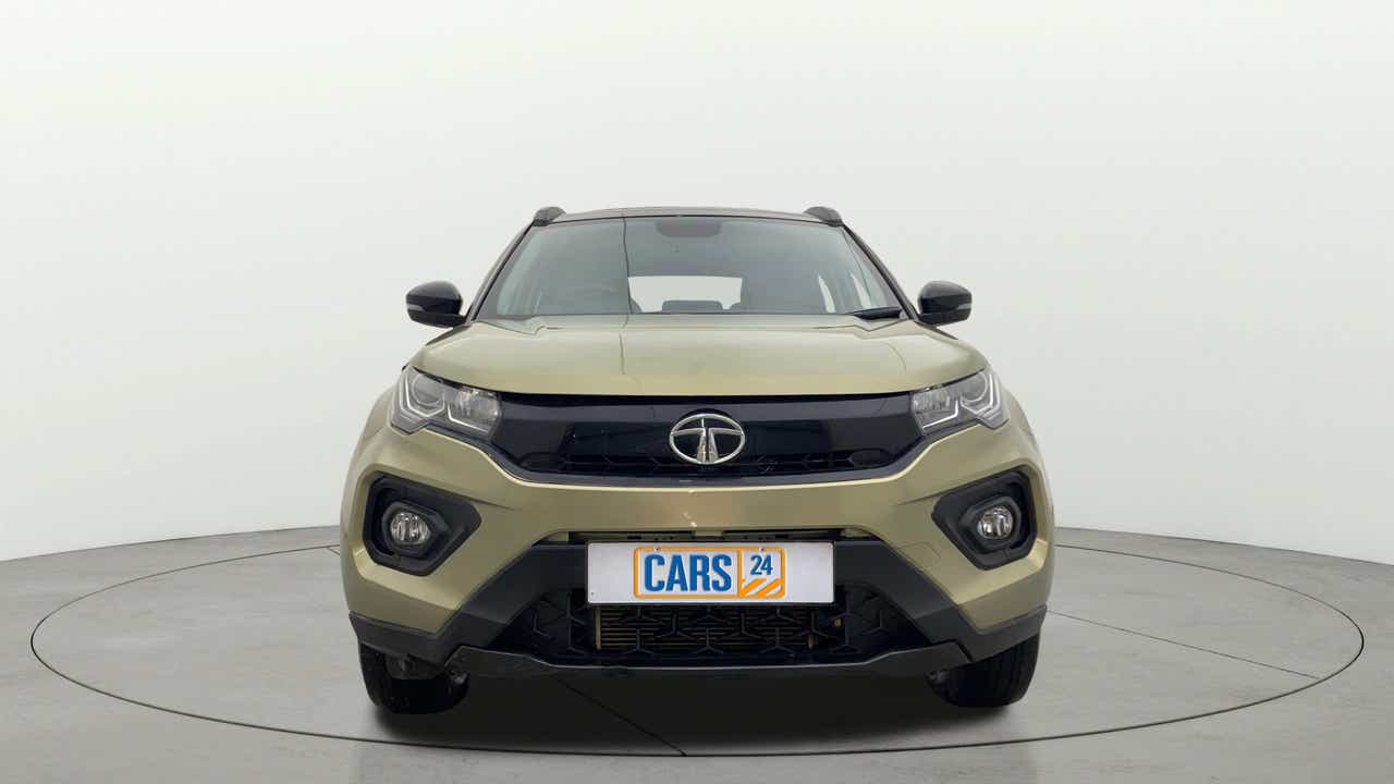 Front view of a Tata Nexon 2017-2023
