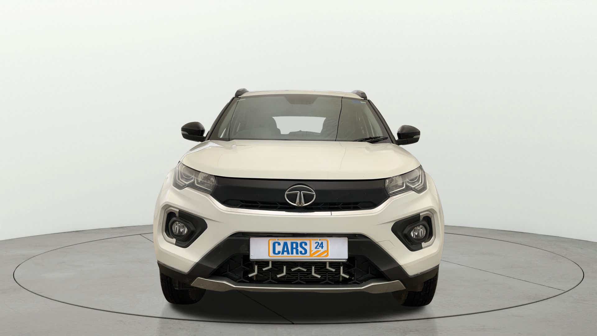 Front view of a Tata Nexon 2017-2023