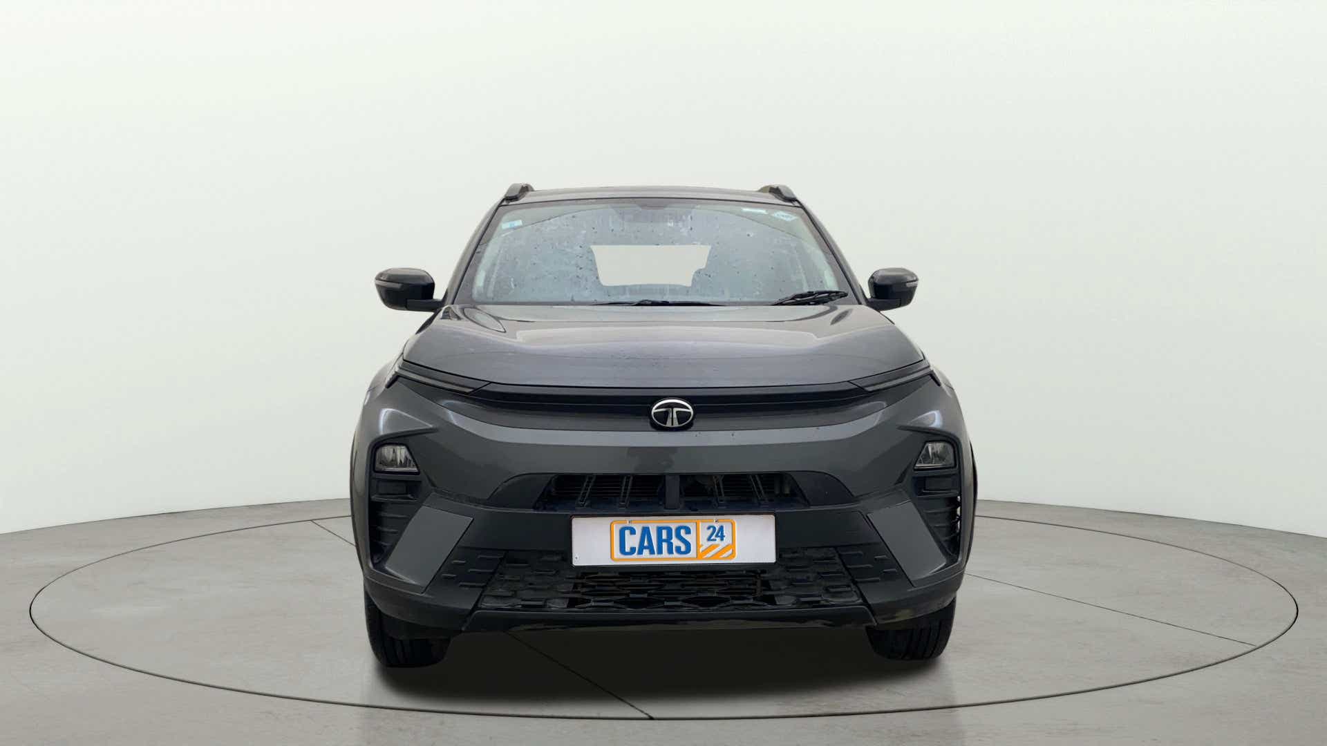 Front view of a Tata Nexon