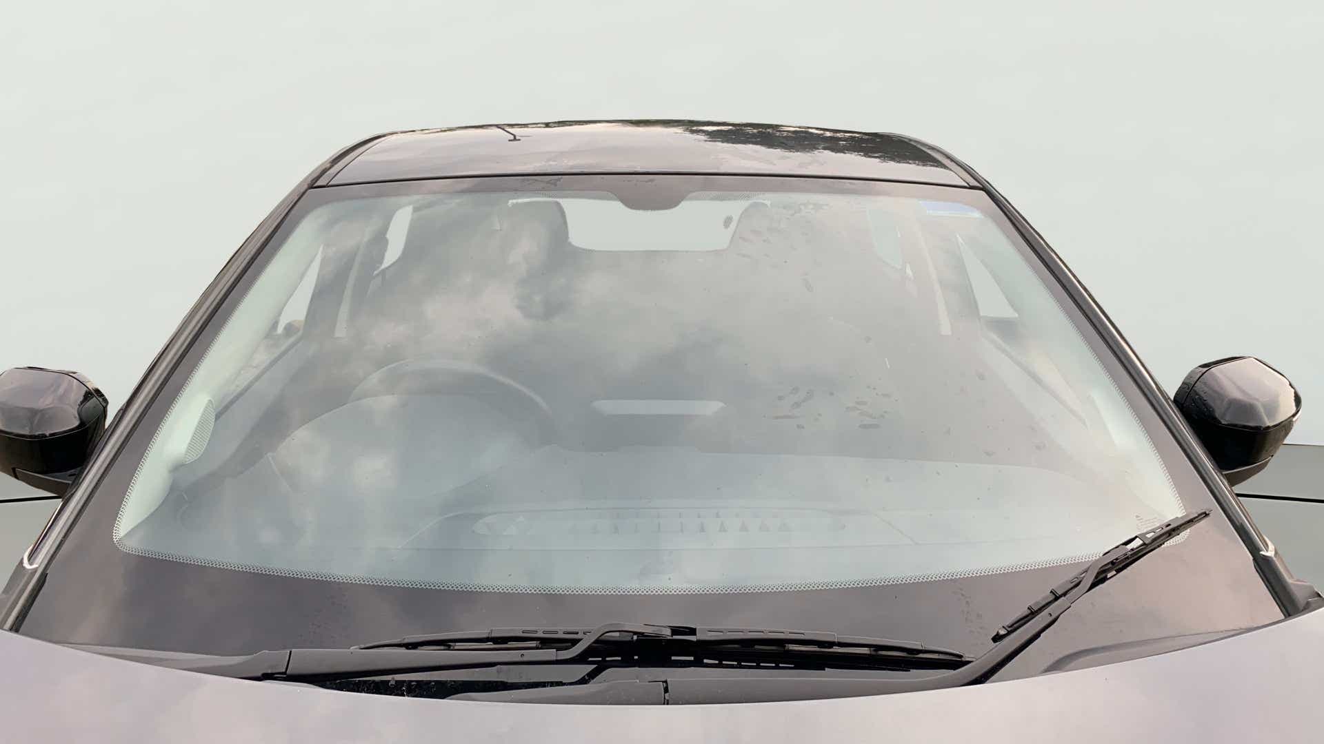 Front windshield view of a Tata Nexon