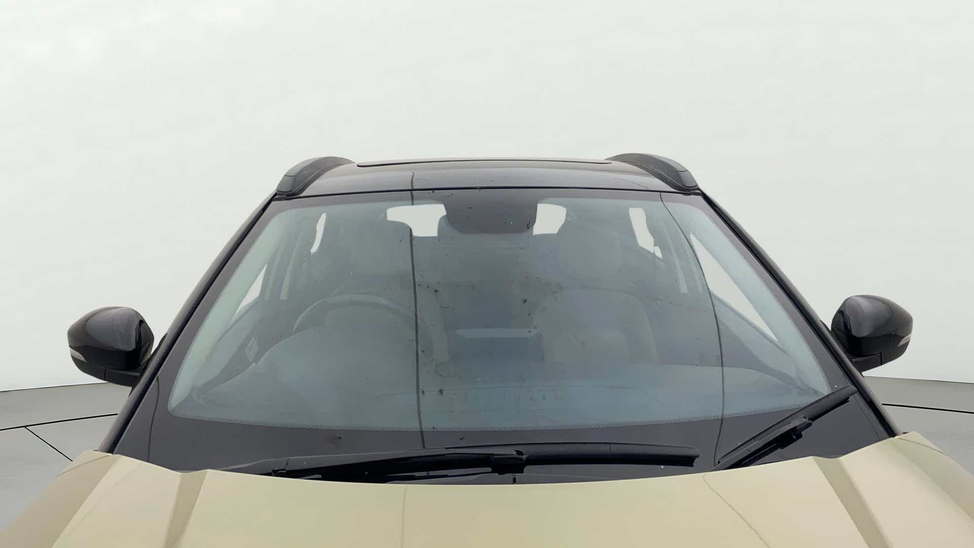Front windshield view of a Tata Nexon 2017-2023
