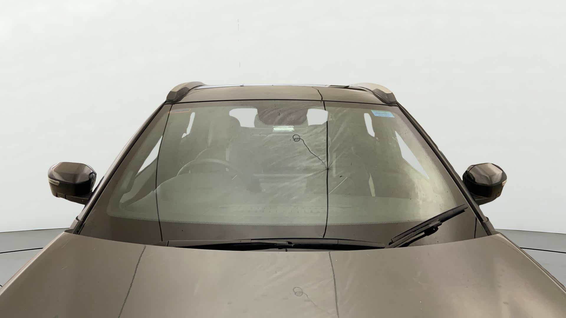 Front windshield view of a Tata Nexon 2017-2023