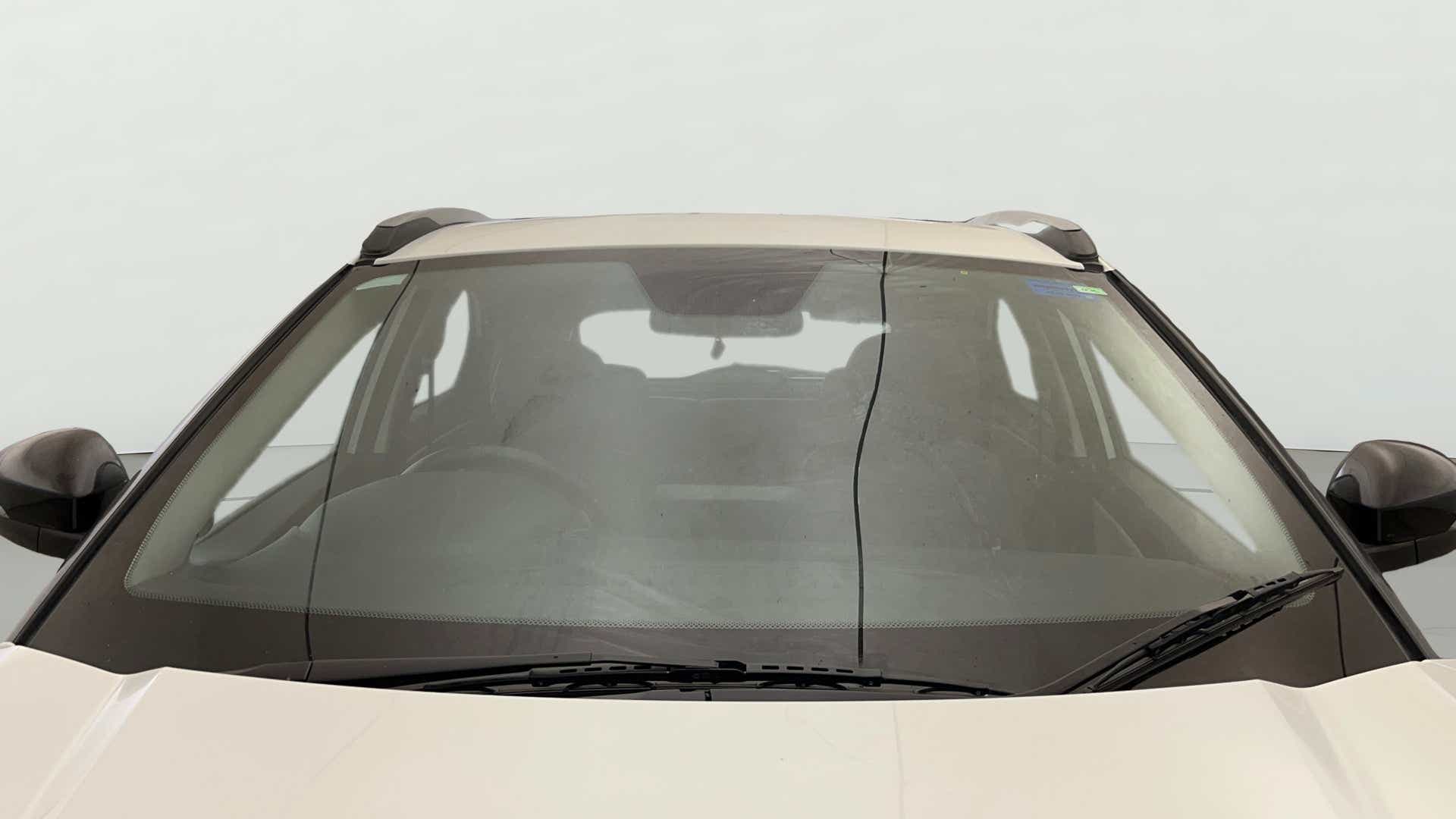 Front windshield view of a Tata Nexon 2017-2023