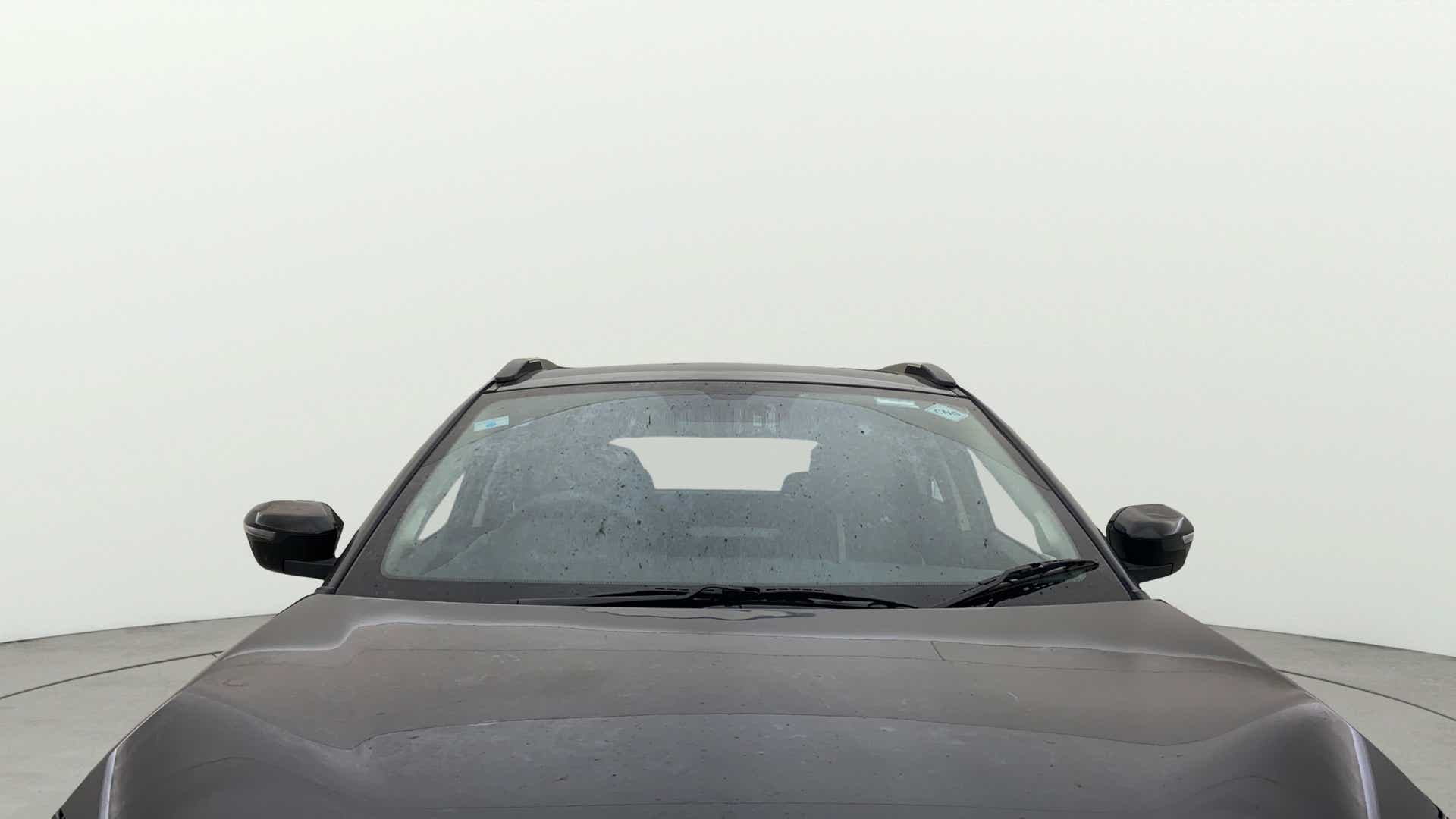 Front windshield view of a Tata Nexon