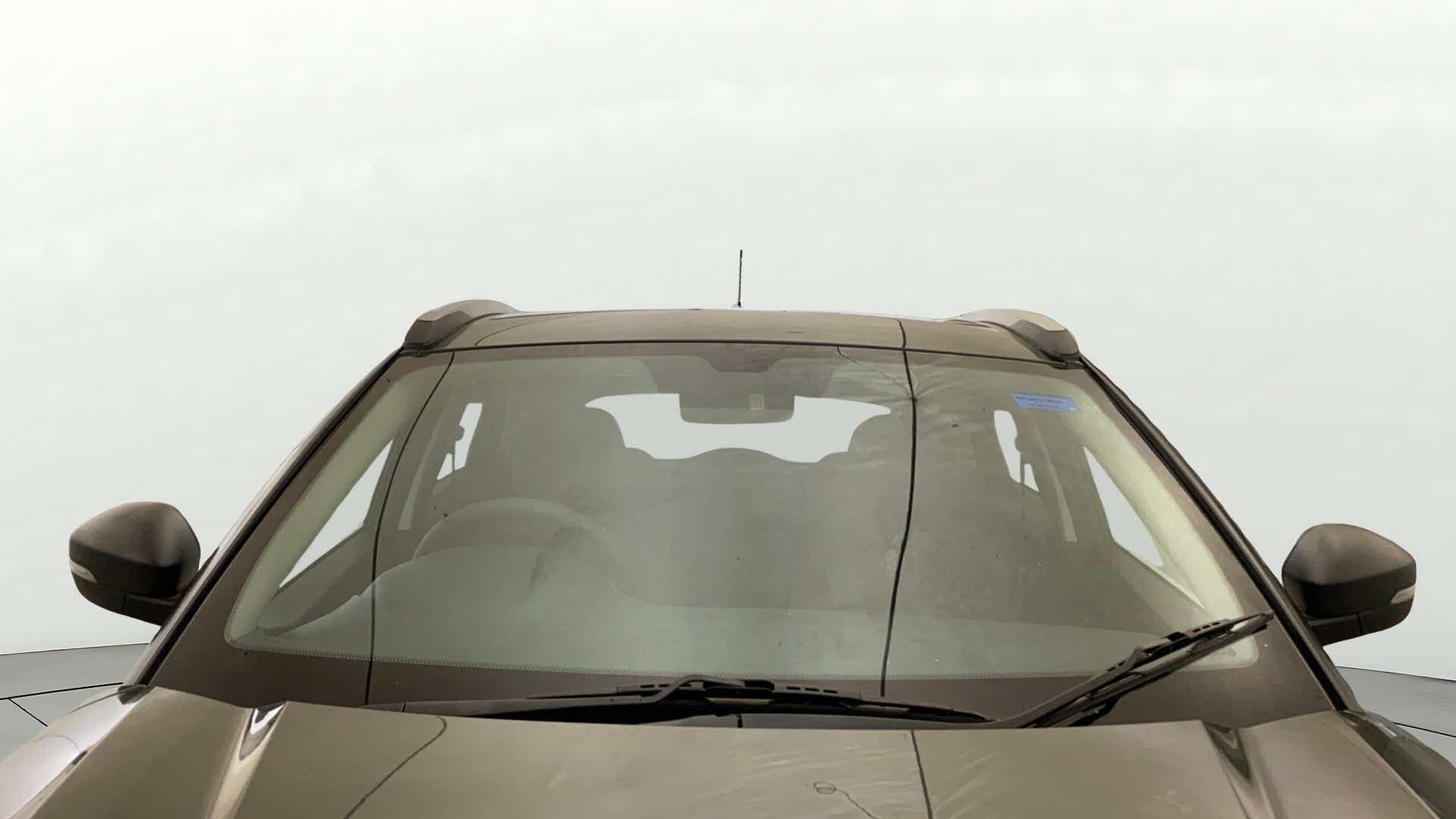 Front windshield view of a Tata Nexon 2017-2023